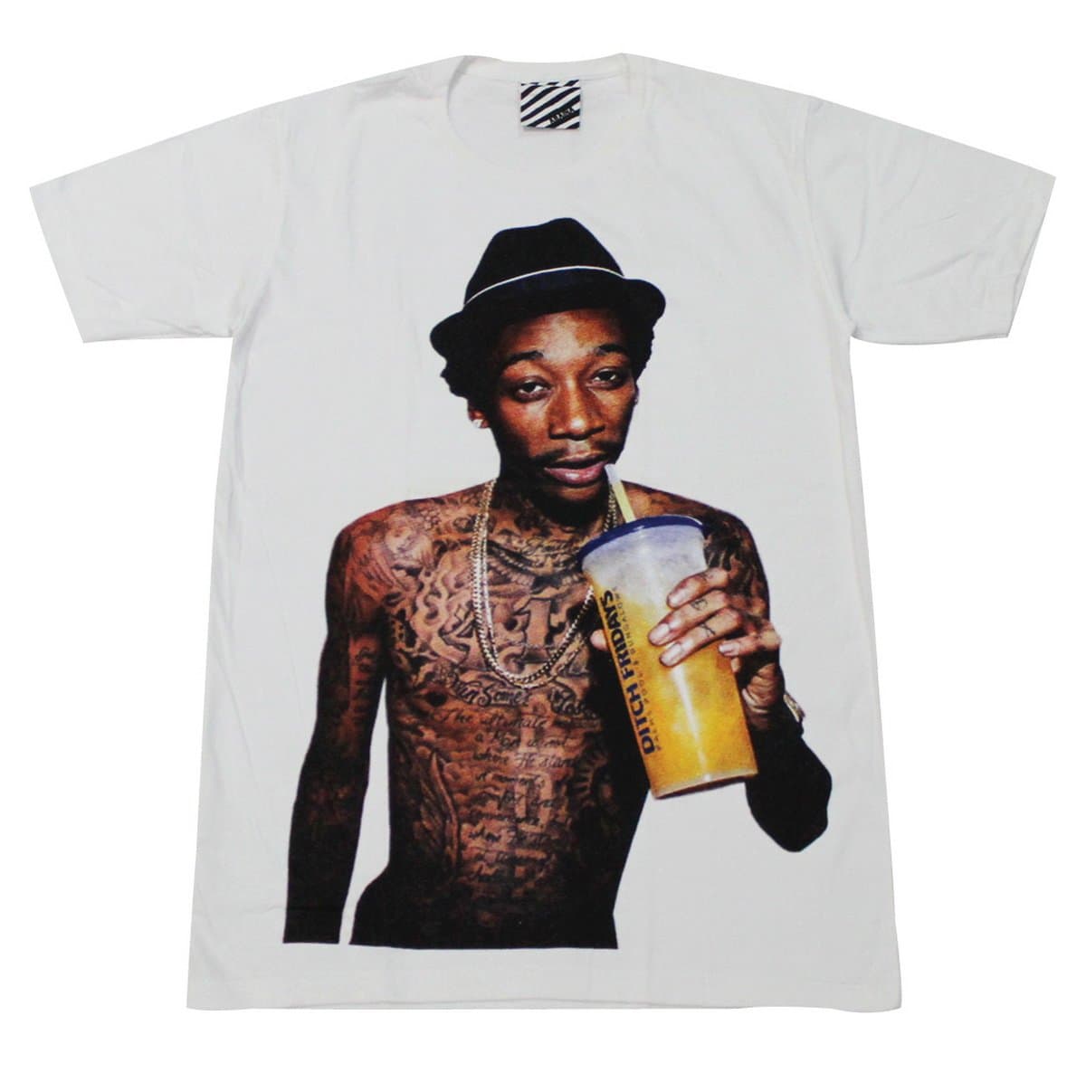 ARAINA whiz khalifa sneaker street wear T-Shirt White / AR91 size L