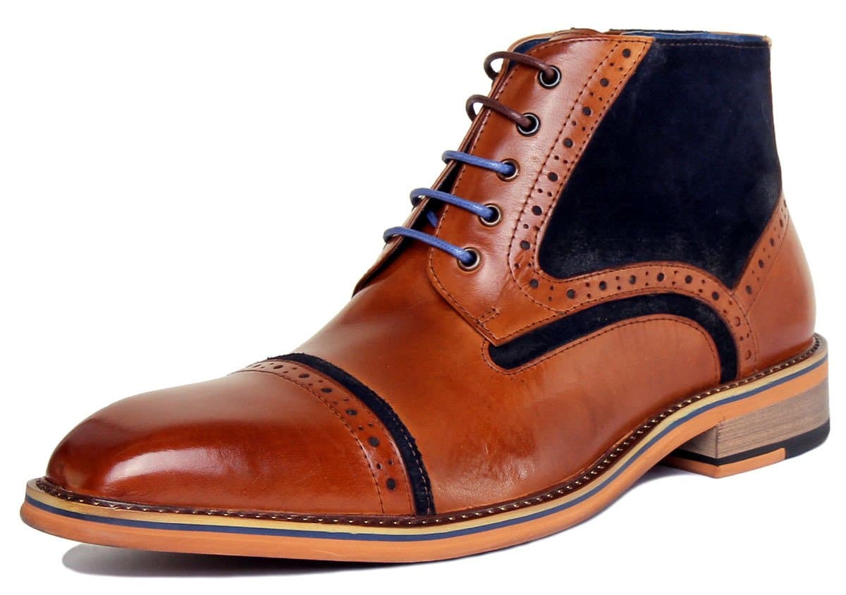 Justin Reece EnglandJUSTINREESS England Buckle Up Leather Monk Shoe with Tweed Detailing Effect and Leather Footbed
