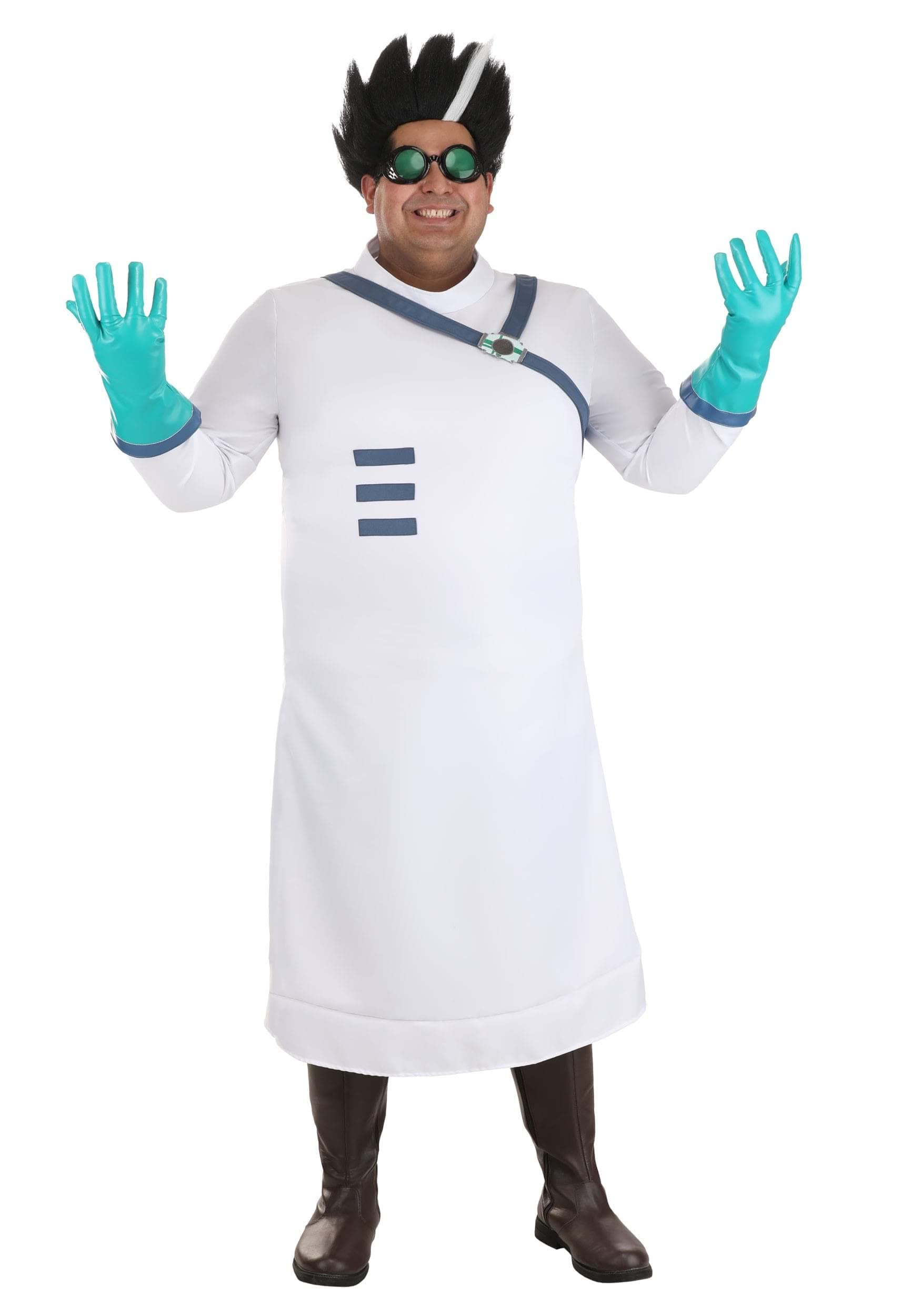 PJ Masks Romeo Costume | Mad Scientist Villain Outfit with Goggles, Gloves and Backpack Accessories