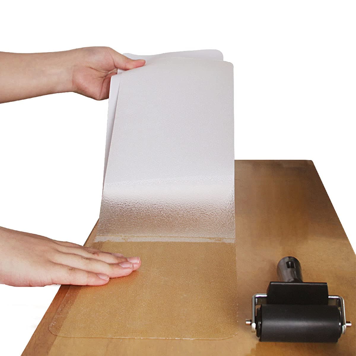 Non Slip Stair Treads 4’’ x 24’’, 15 Pack Pre-Cut Transparent Anti Slip Strips, Waterproof and High Viscosity, Adds Non Slip Traction to Floor, Bathroom, Safety for Kids, Elders and Pets