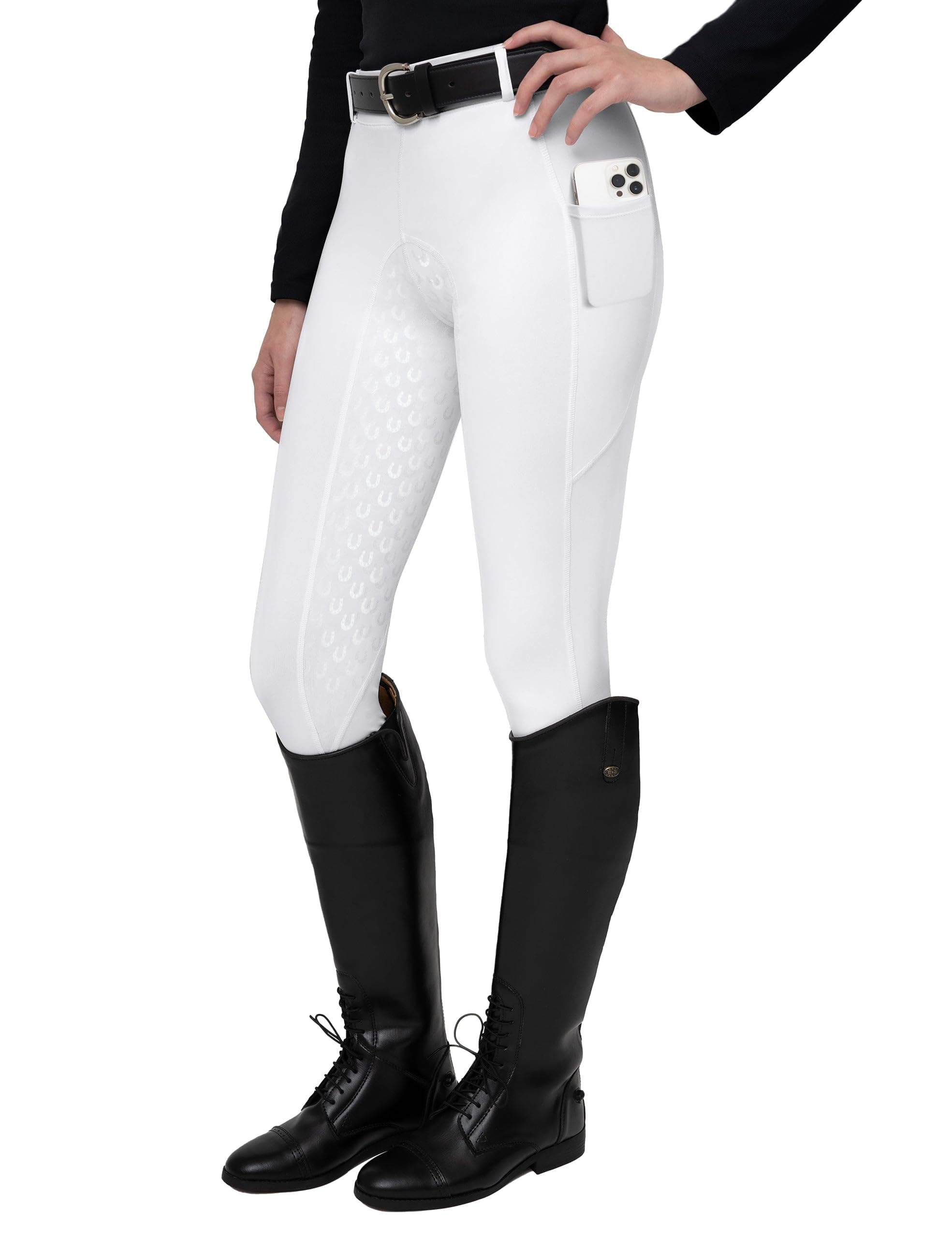 Women's Full Seat Riding Tights Active Silicon Grip Horse Riding Tights Equestrian Breeches