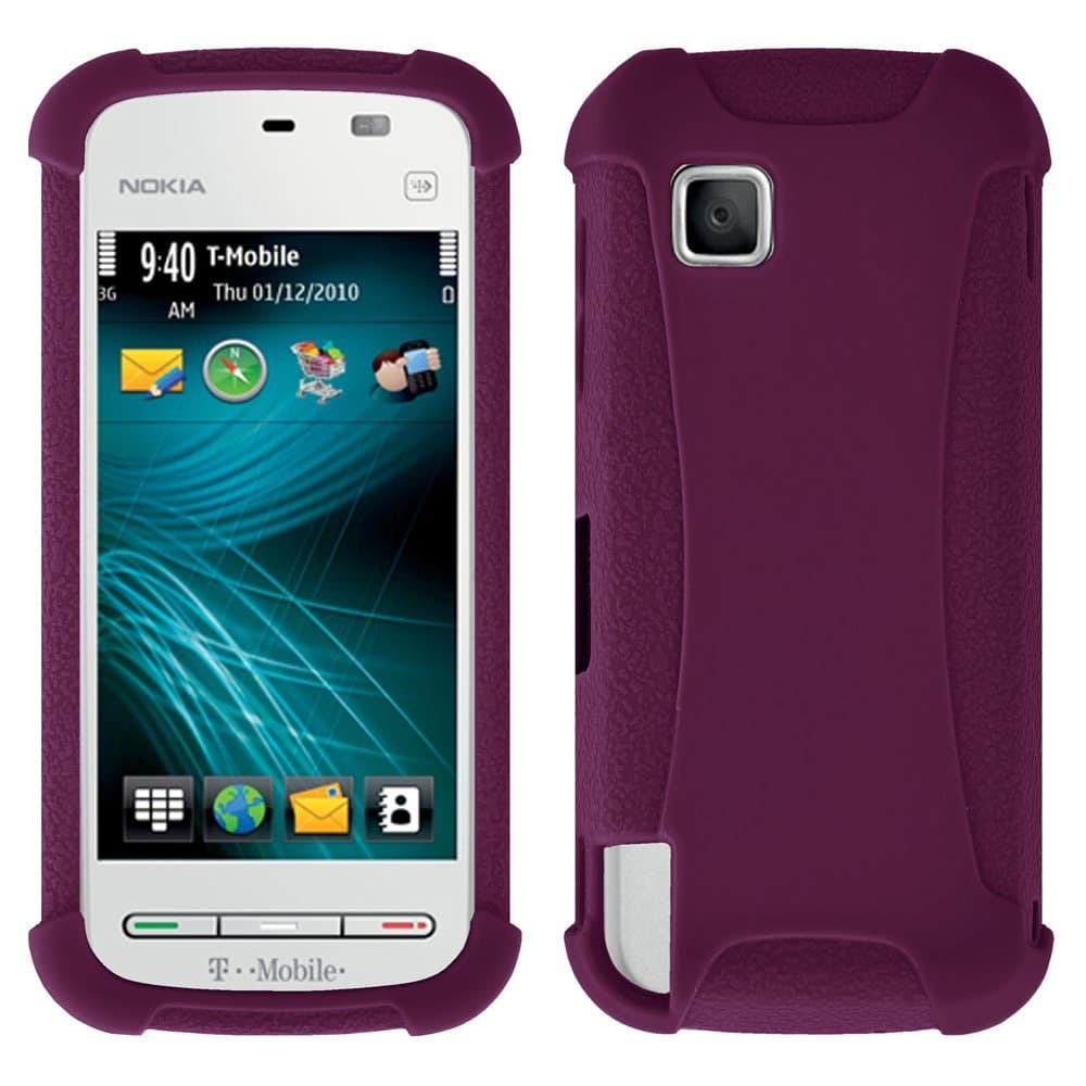 Amzer Silicone Skin Jelly Case for Nokia 5230 - Purple