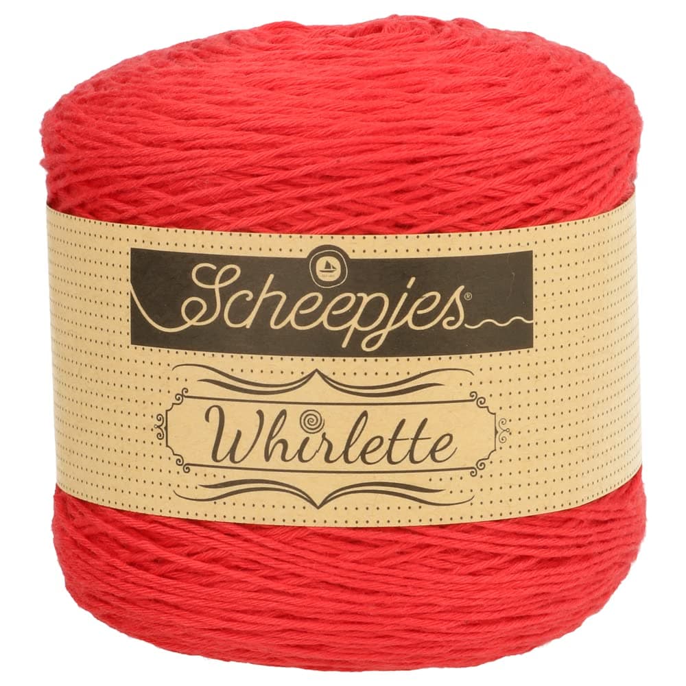 ScheepjesWhirlette 100g - 867 Sizzle, Rood Brei- en Haakgaren