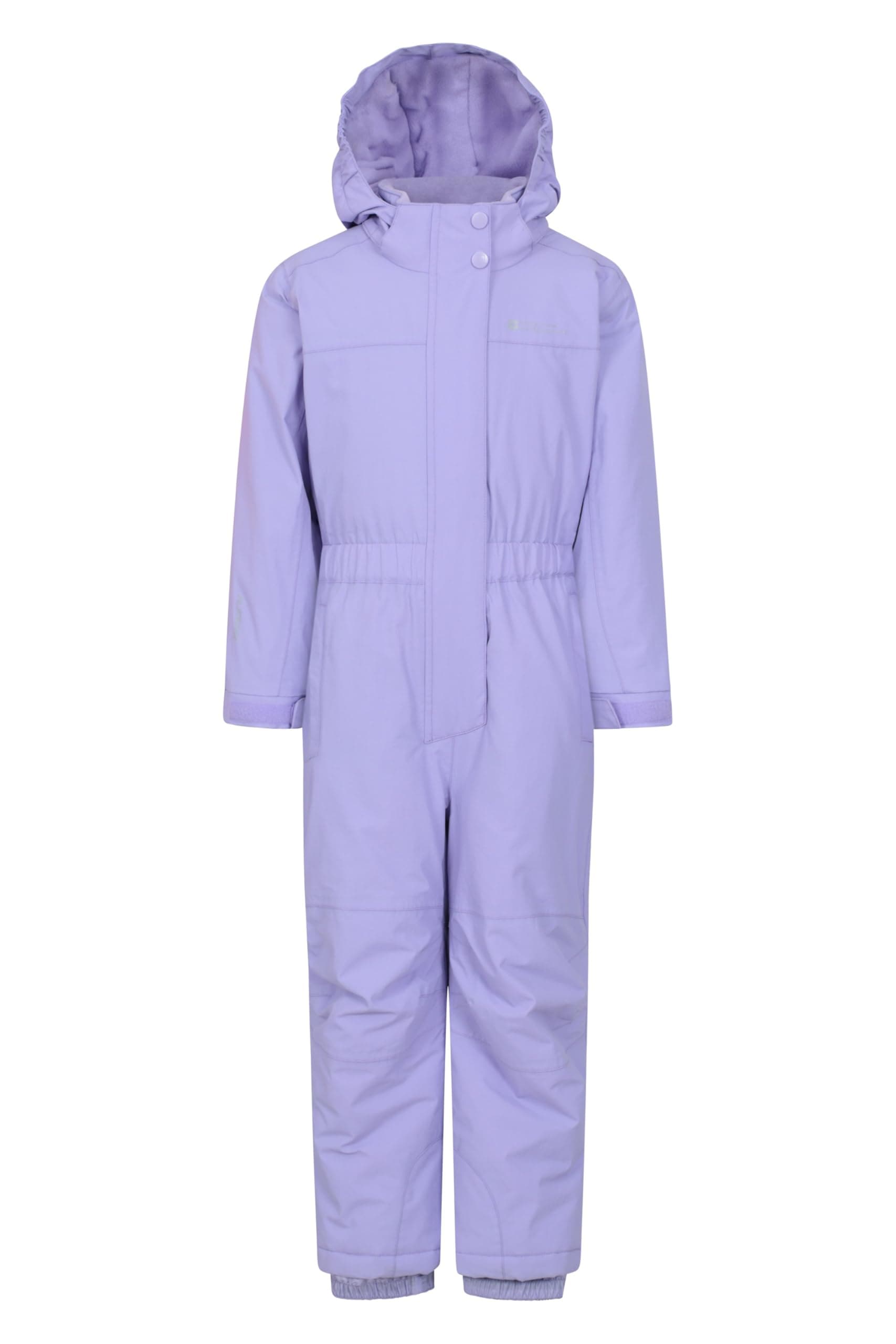 Mountain Warehouse Cloud Kids Snowsuit - Waterproof, Adjustable, One Piece Jumpsuit, Fleece Lining, Girls & Boys - Ski, Winter