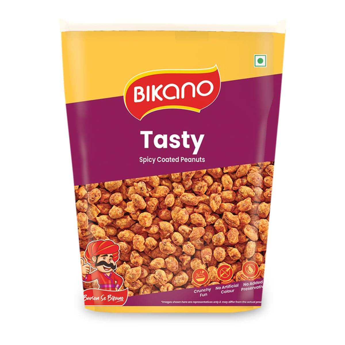 Bikano Tasty Spicy Crunchy & Roasted Snack | Premium Nutty Delight with Rich Spices | Perfect Munch for Any Time | Packed with Bold Flavors & Quality Ingredients – 1kg