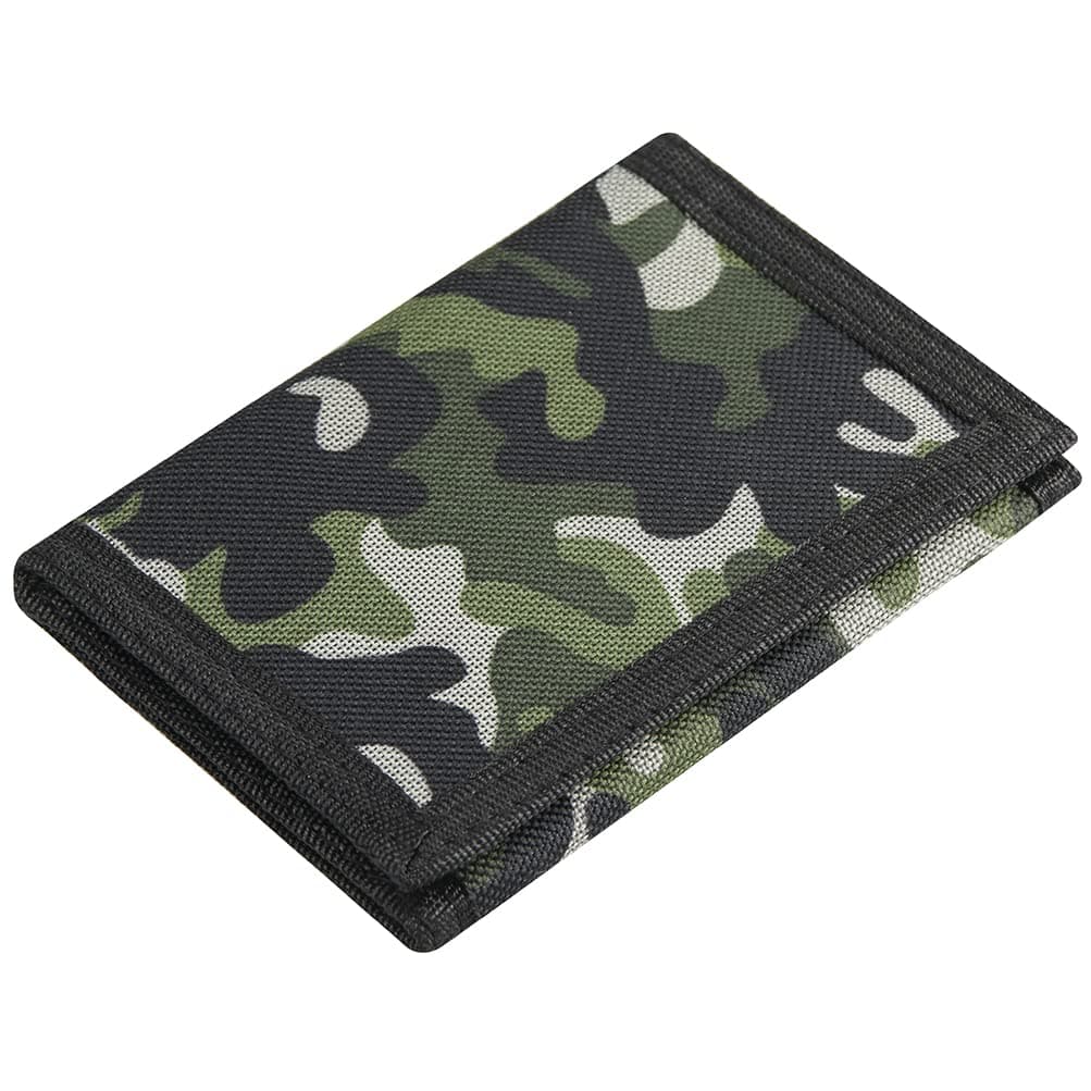 Camo Kids Wallet for Boys Girls Teen, Cheap Little Boys Wallet for Kids Ages 4-5-6-7-8-9-10-12, Camouflage Youth Wallets w/ Zipper Coin Pocket, Tri Fold Child Childrens Wallet Novelty Birthday Gift