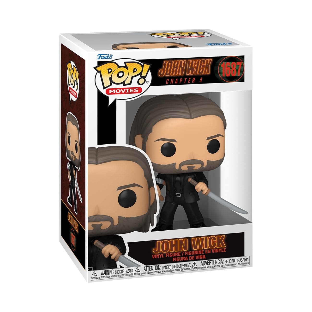 POP! Movies: John Wick 4 - John Wick - Collectable Vinyl Figure - Gift Idea - Official Merchandise - for Kids & Adults - Movies Fans - Model Figure for Collectors and Display