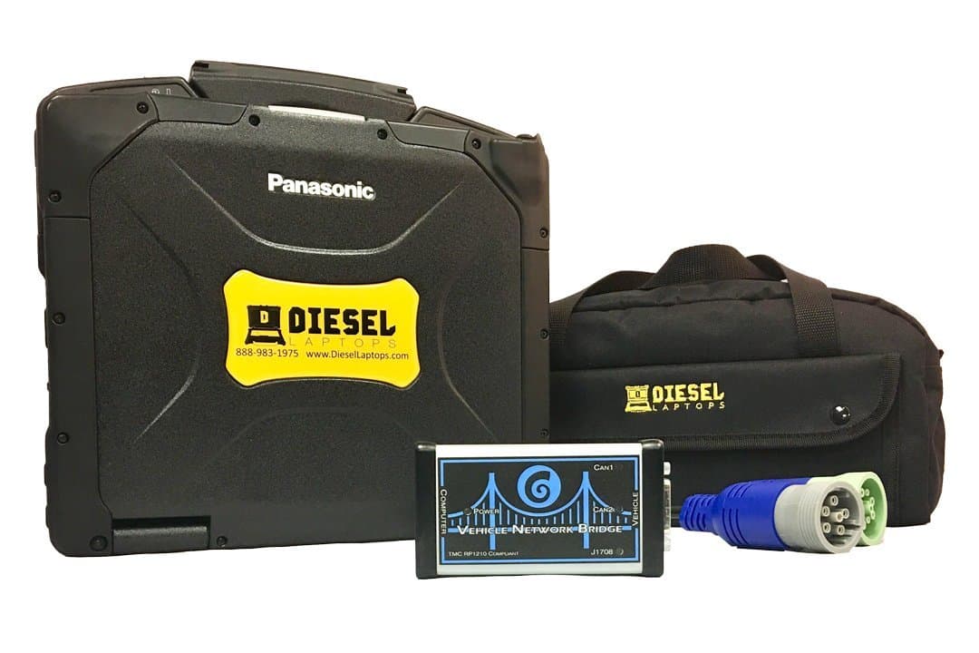 Heavy & Medium Commercial Truck Diagnostic TOUGHBOOK Starter Kit w/Software