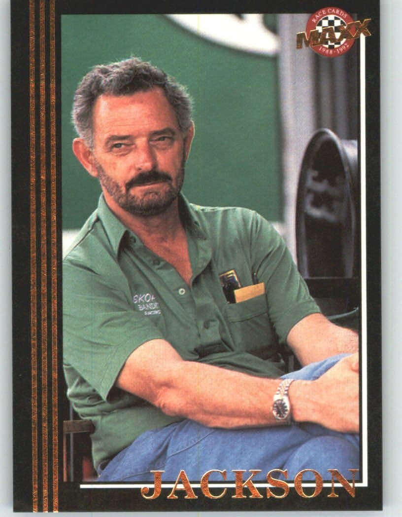 1992 Maxx Black Racing Card # 105 Leo Jackson - NASCAR Trading Cards!