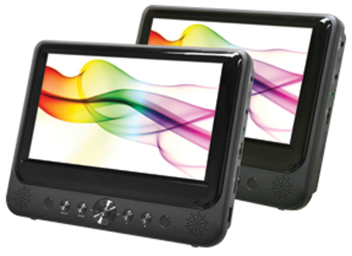 Sylvania SDVD9805 9-Inch Twin Dual Screen DVD Player