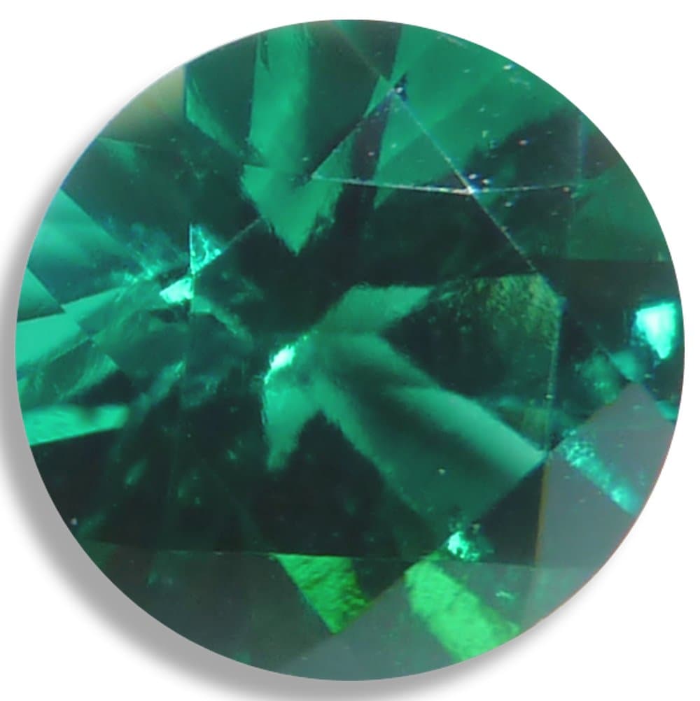OptimaGem Lab Emerald Round 2mm-7mm Loose Gemstones (4mm)