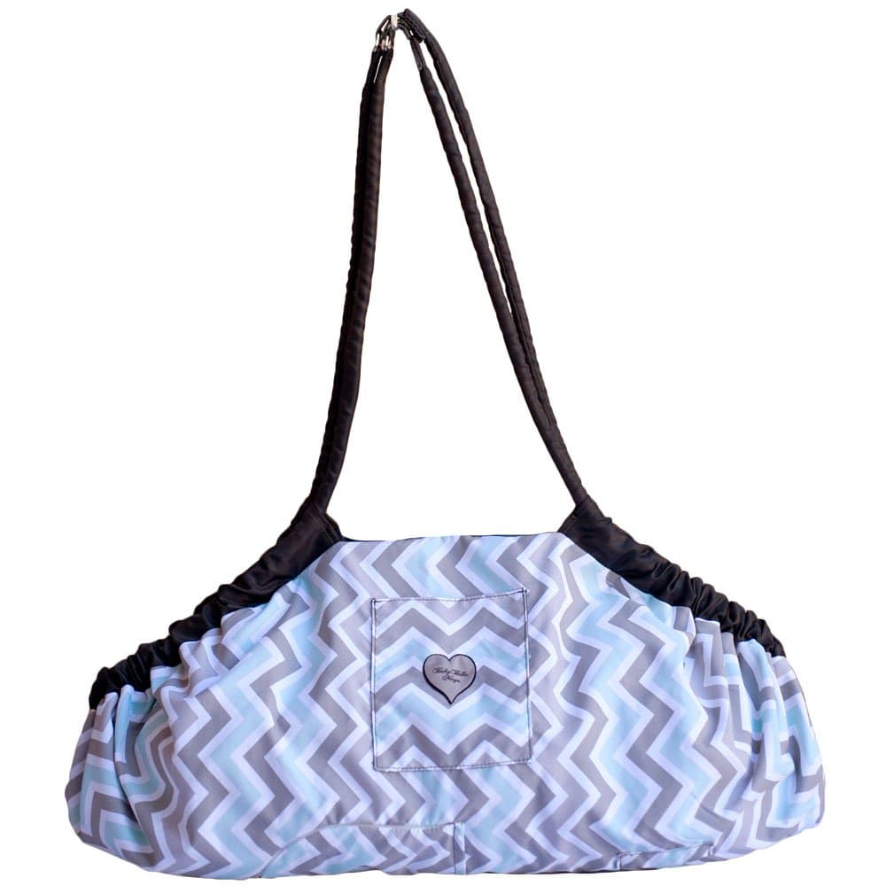 5 in 1 Diaper Tote Bag, Peek-a-Blue