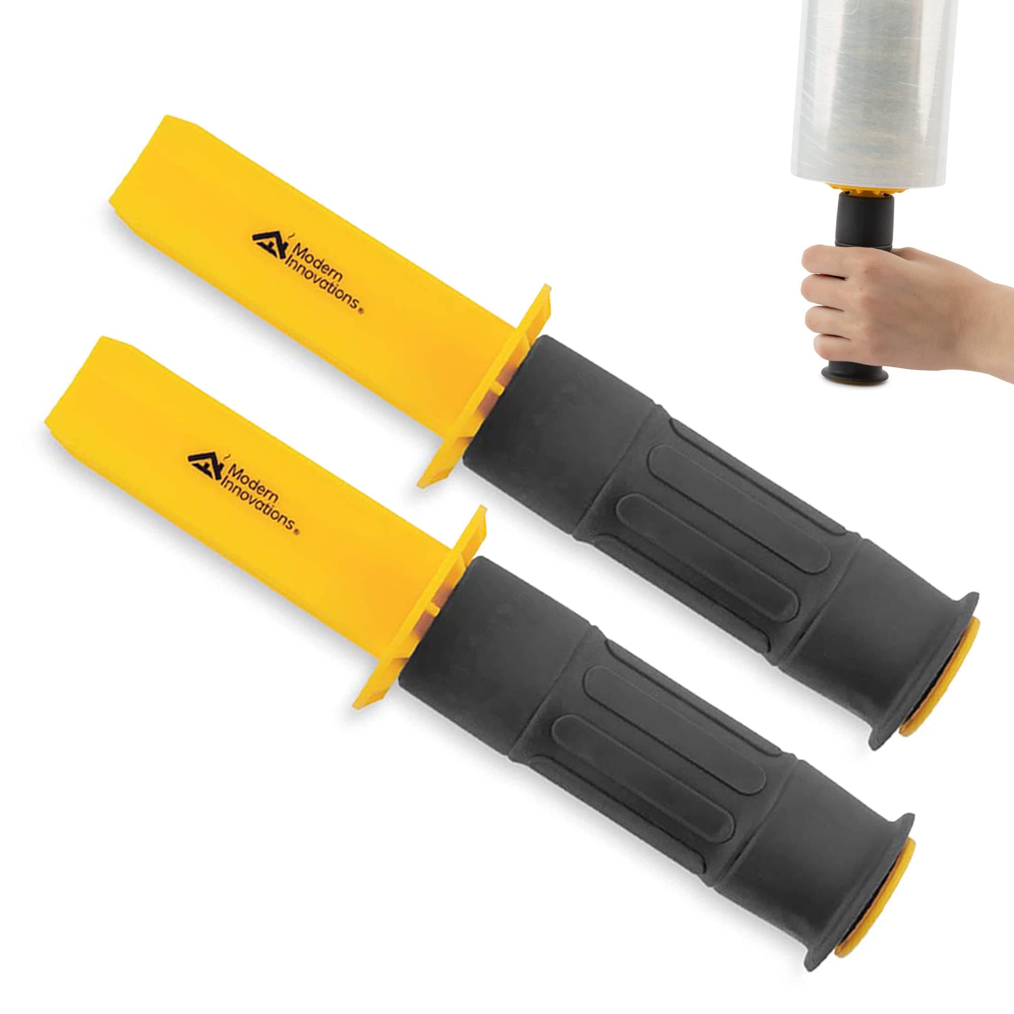 Modern Innovations Set of 2 Replacement Handles - No Rolls Included, ONLY Compatible w/Modern Innovations 5" & 15" Stretch Wrap Roll, Shrink Wrap for Moving, Packing Supplies, Pallet Seran Wrapper