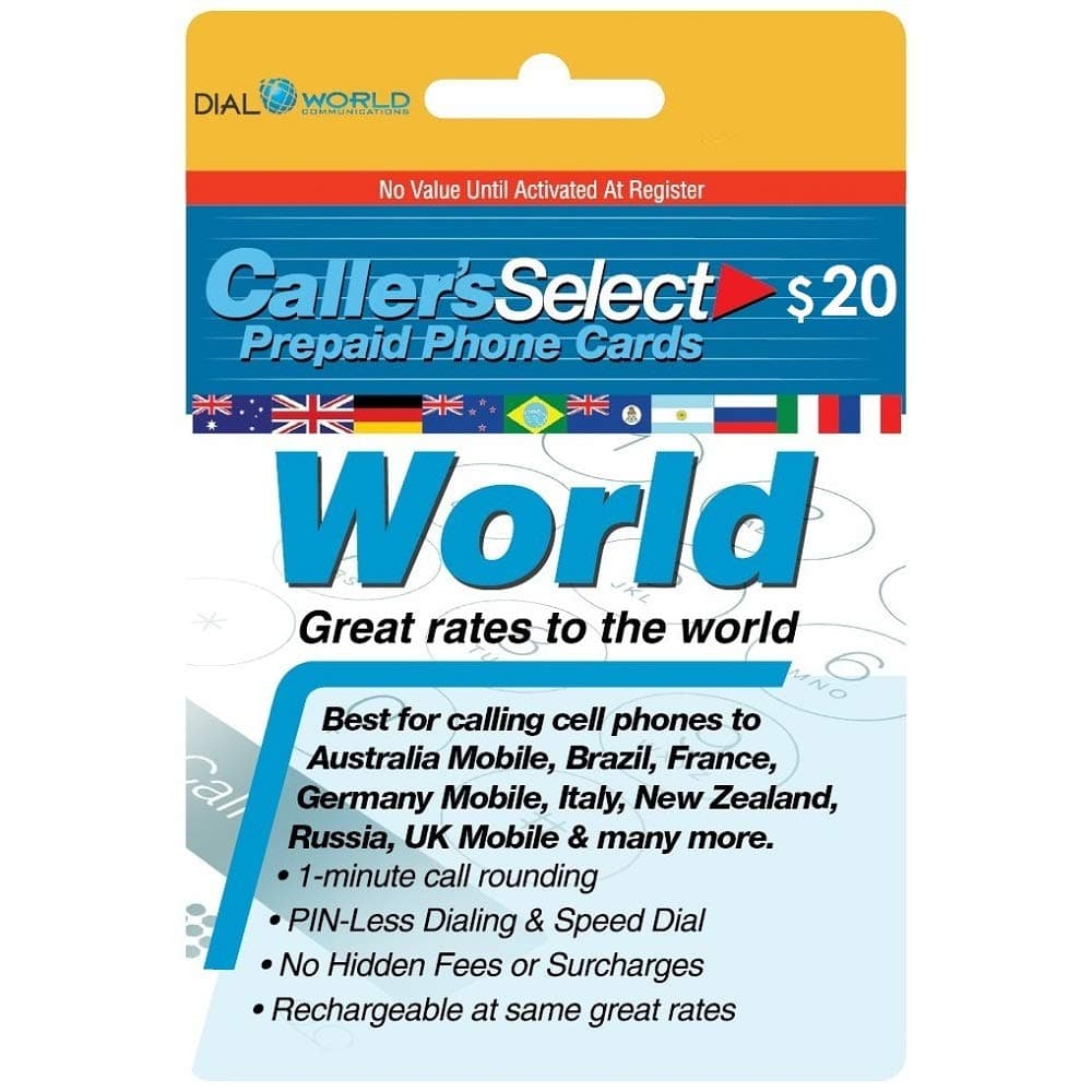 Prepaid Phone Card for International Long Distance Calling