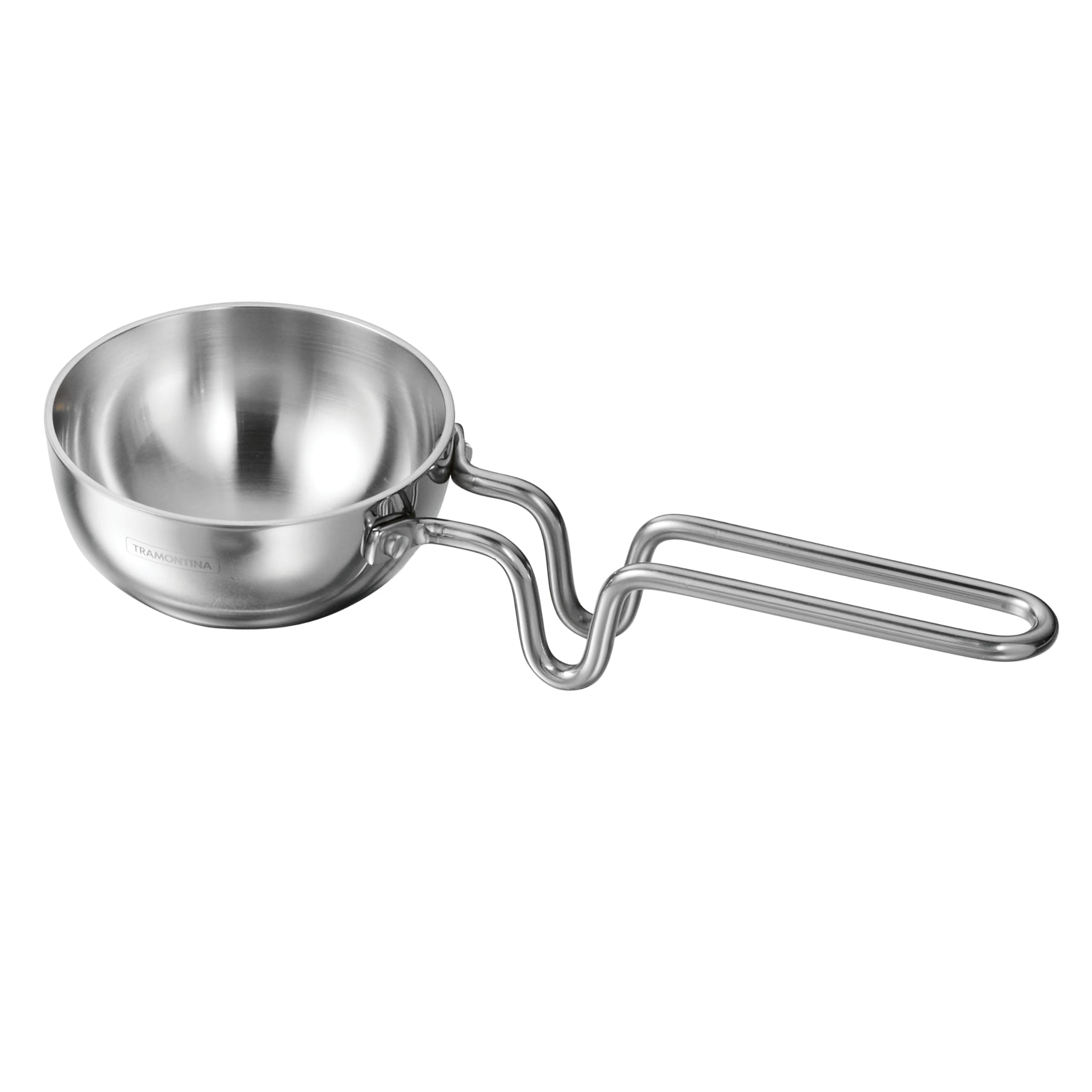 Utsava 4-Inch Tri-Ply Stainless Steel Tadka Pan