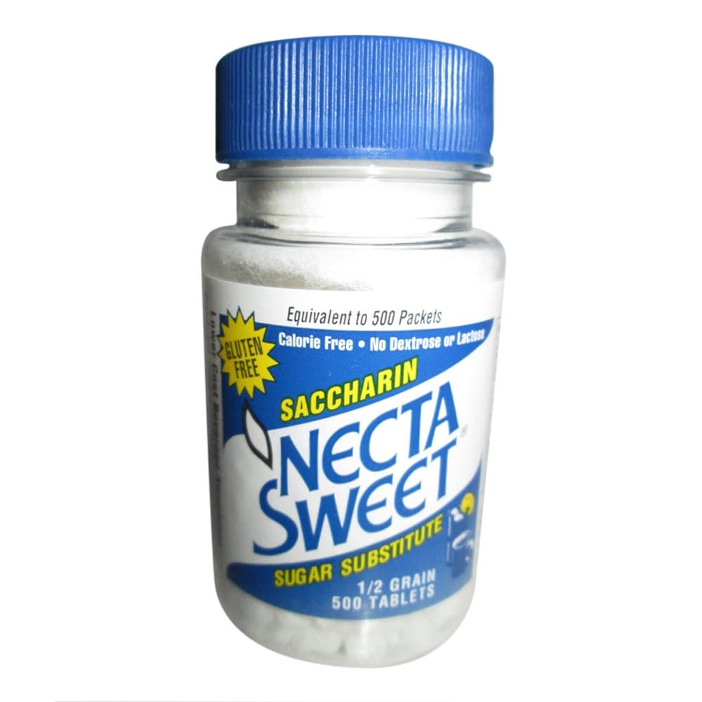 Necta Sweet Saccharin Sugar Substitute 0.5 Grain Tablets - 500 Each