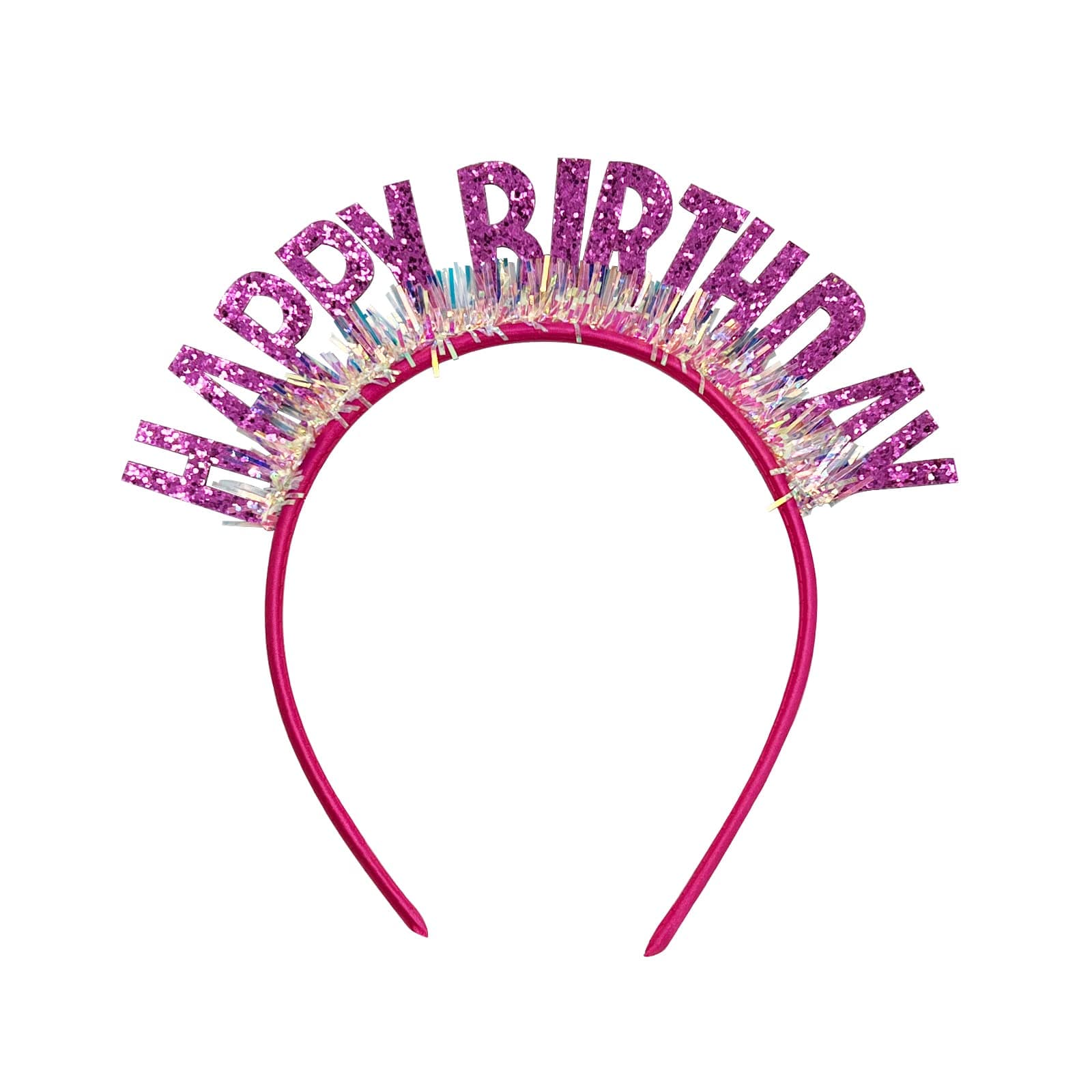 ATCYMIBirthday Headband Tiara Crown for Women Party Decorations Supplies (Red)