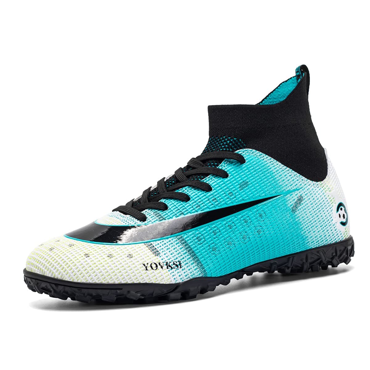 Men's Soccer Boots Turf Hightop TF Football Shoes Professional Outdoor Indoor Sports Sneaker