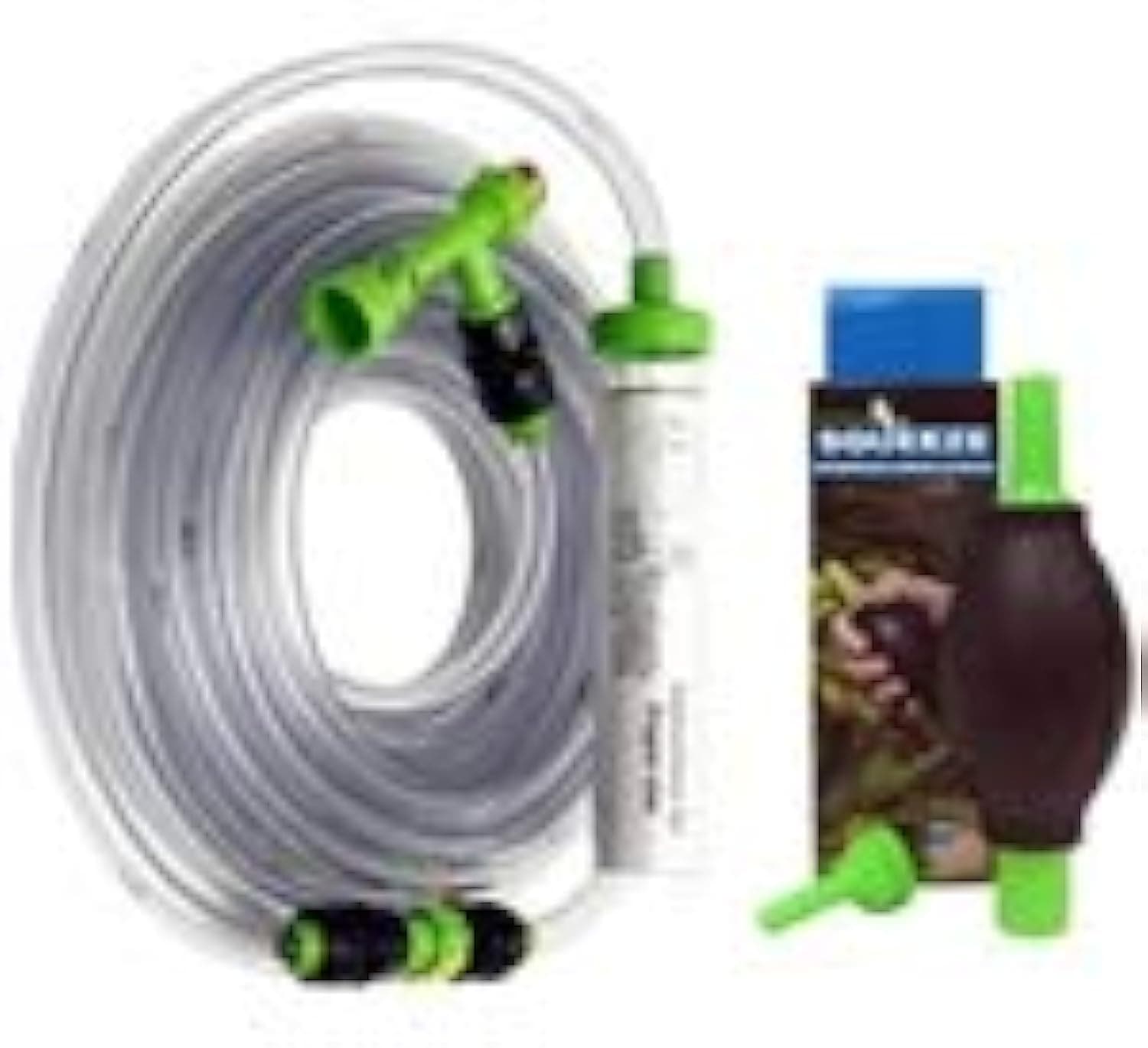 25 ft. No Spill Clean & Fill and Squeeze Stressless Siphon Starter Bundle