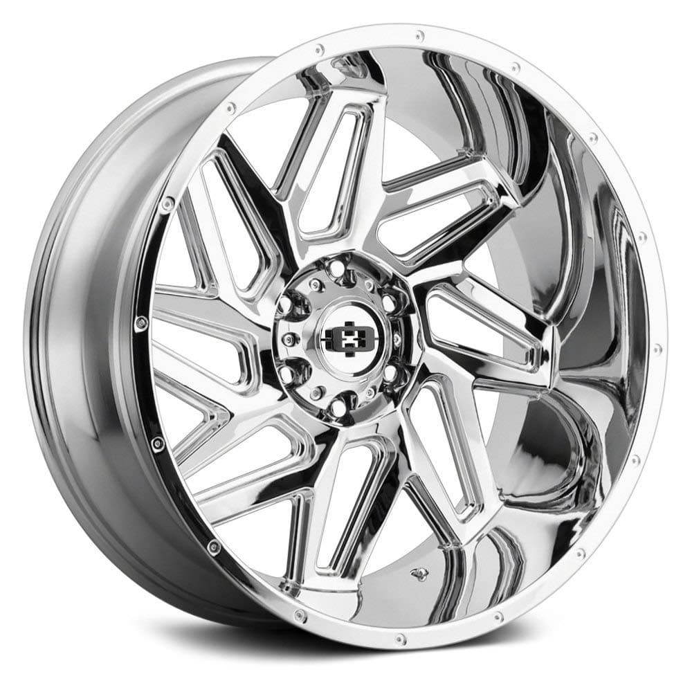 Vision 361 Spyder 20x10 5x5.5" -25mm Chrome Wheel Rim 20" Inch