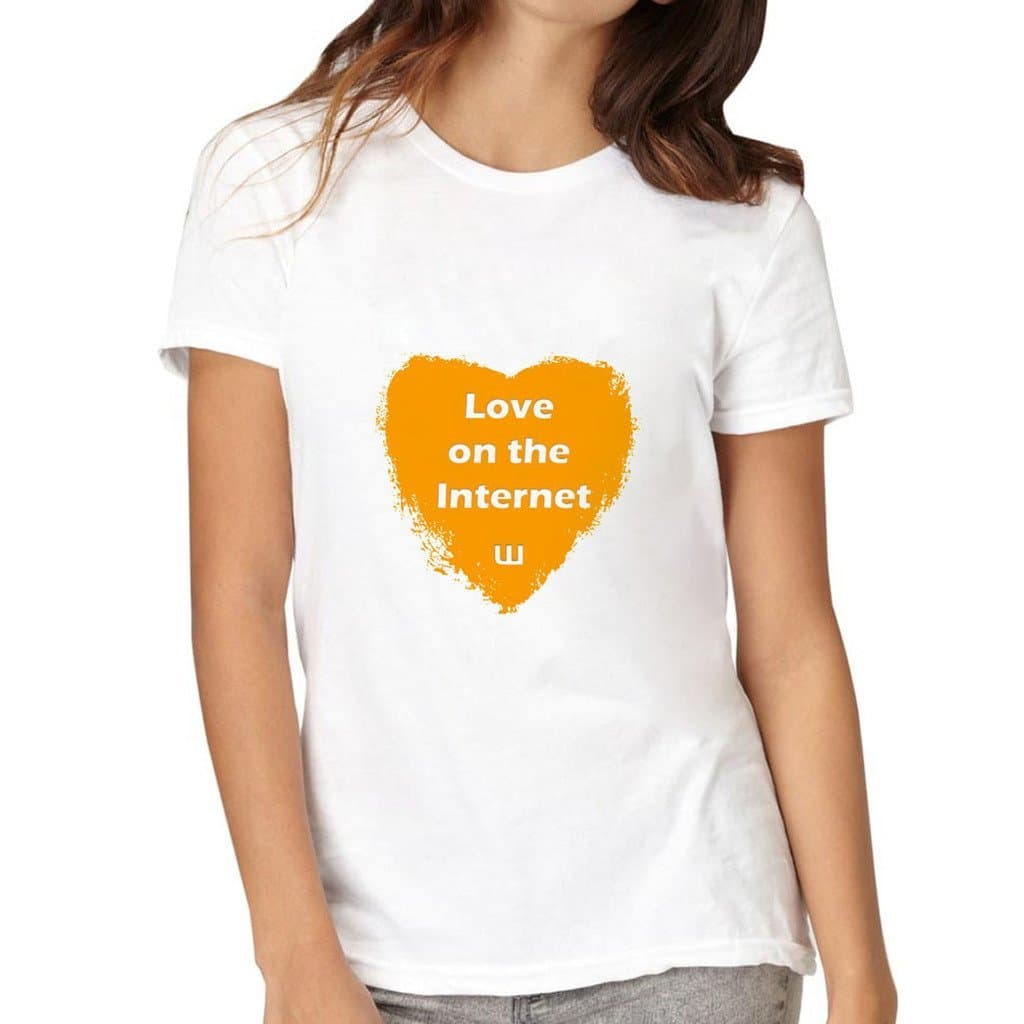 Young and Beautiful Hot Fashion Love On The Internet - Wattpad Tshirts White Size Small