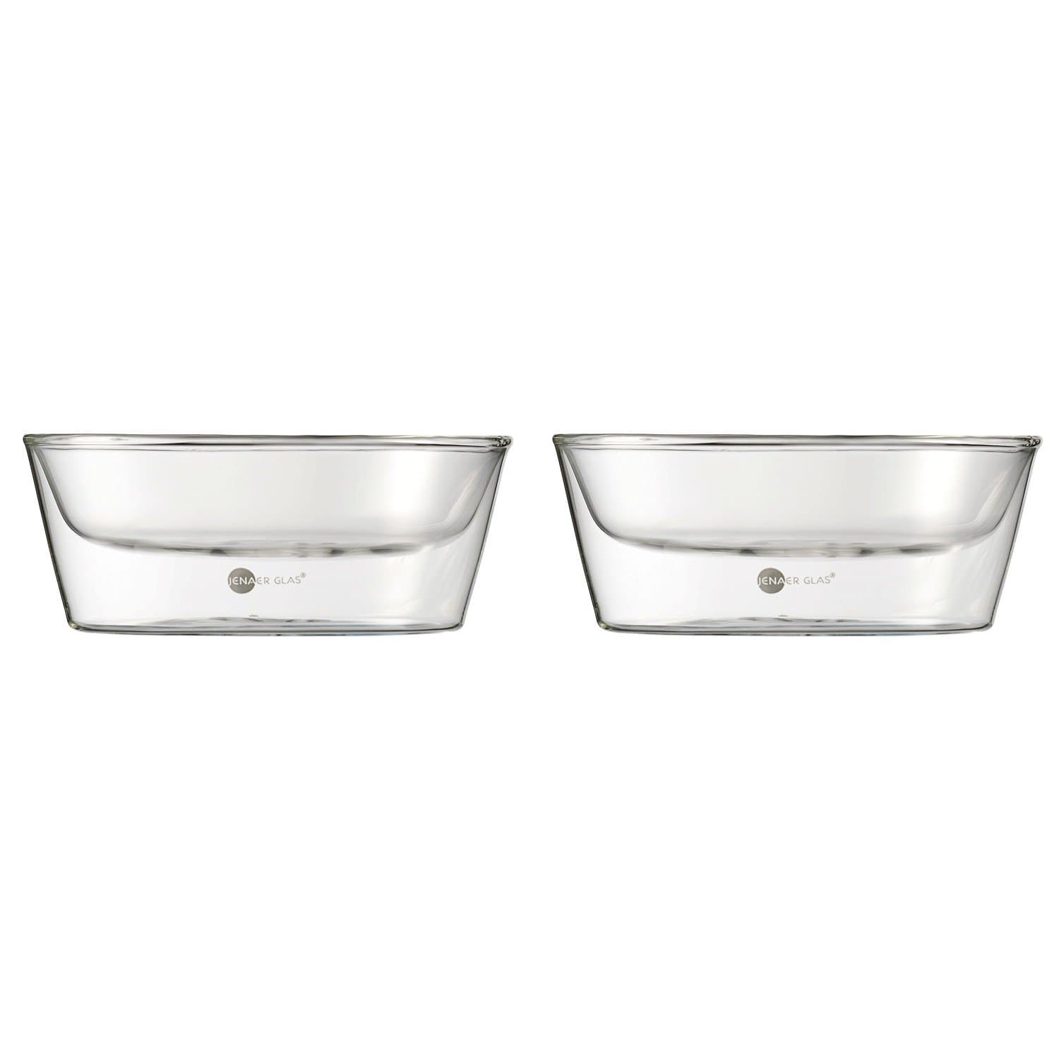 Jenaer Glas Schale, Glass, transparent, 28.4 x 14.2 x 6.6 cm