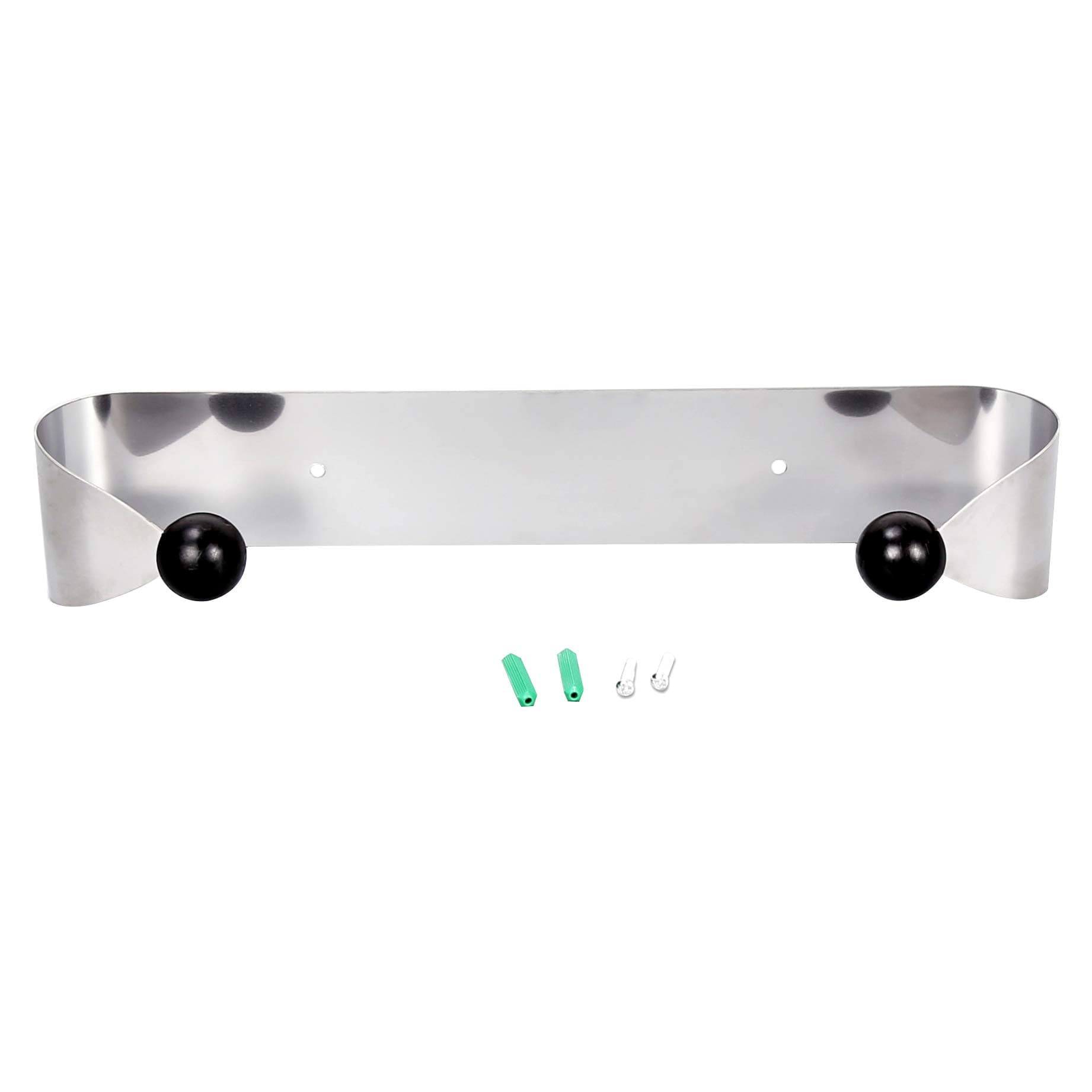 ECOTRIC Wall Mount Stainless Steel Rack Kitchen Paper Towel Holder Under Cabinet