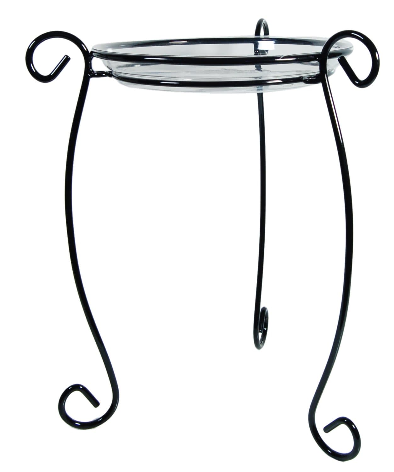 Plastec18-Inch Black Simply Perfect Plant Stand PPS18BK