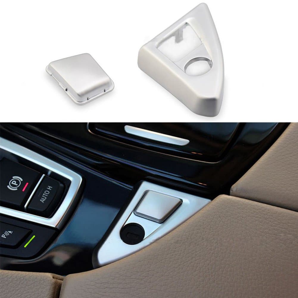 Angelguoguo Center Console Armrest Box Switch Buttons Sequins Decoration Cover for BMW 5 Series F10 F18 520 523 525 2011-2017
