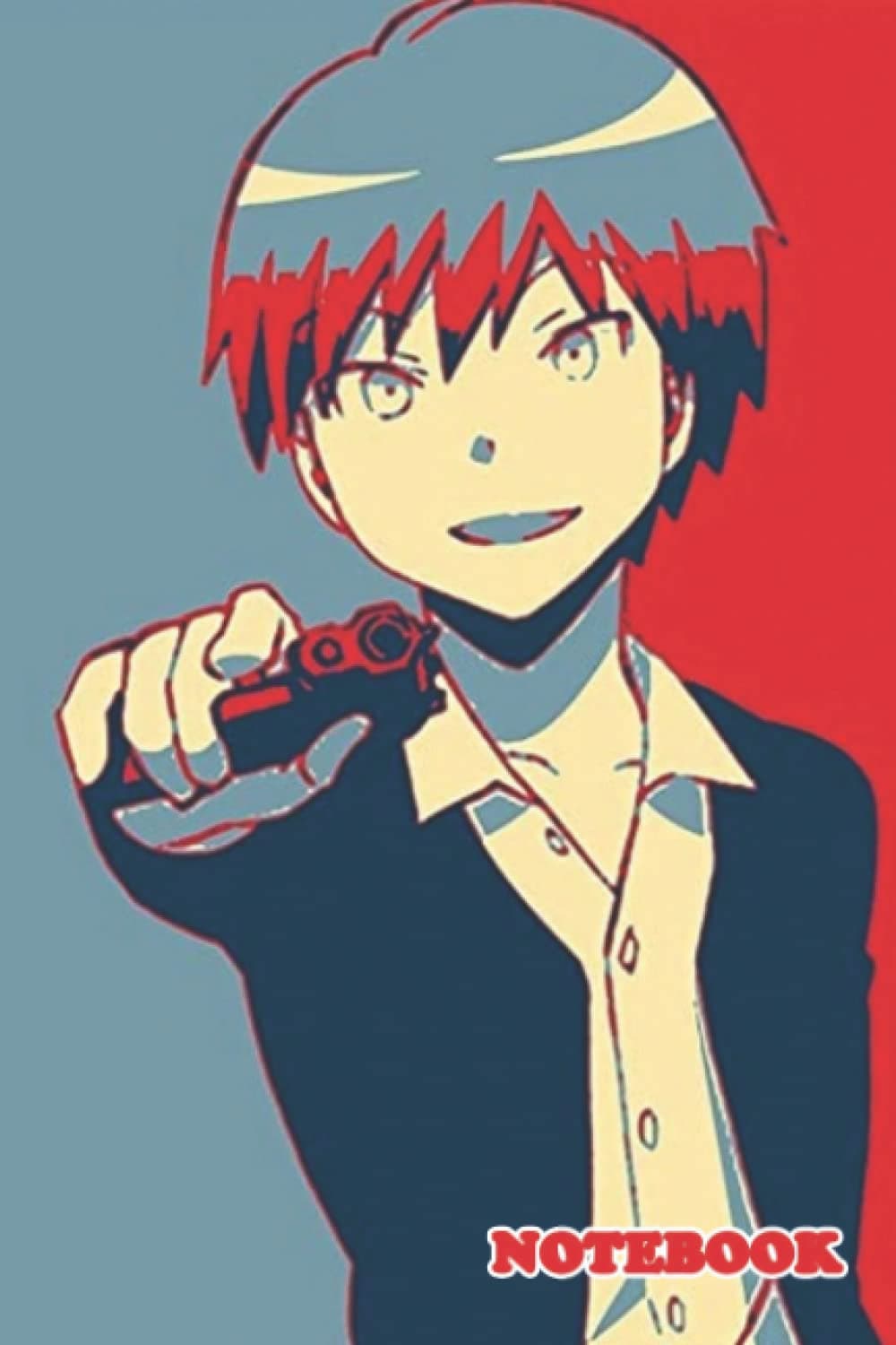 Assassination Classroom Karma Akabane Fanart Notebook: - 110 Pages, In Lines, 6 x 9 Inches