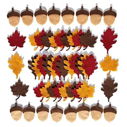 Felt Autumn Leaves and Acorns by Wildflower Toys TM