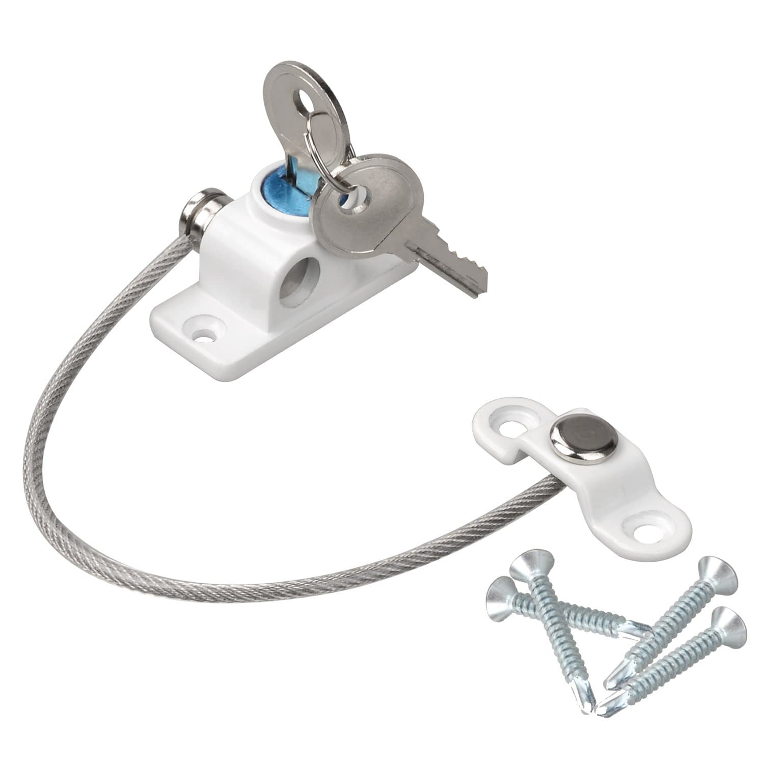 Premium Child Baby Safety Cable Window Opening Restrictor Lock uPVC Aluminium Wooden and Metal Suitable