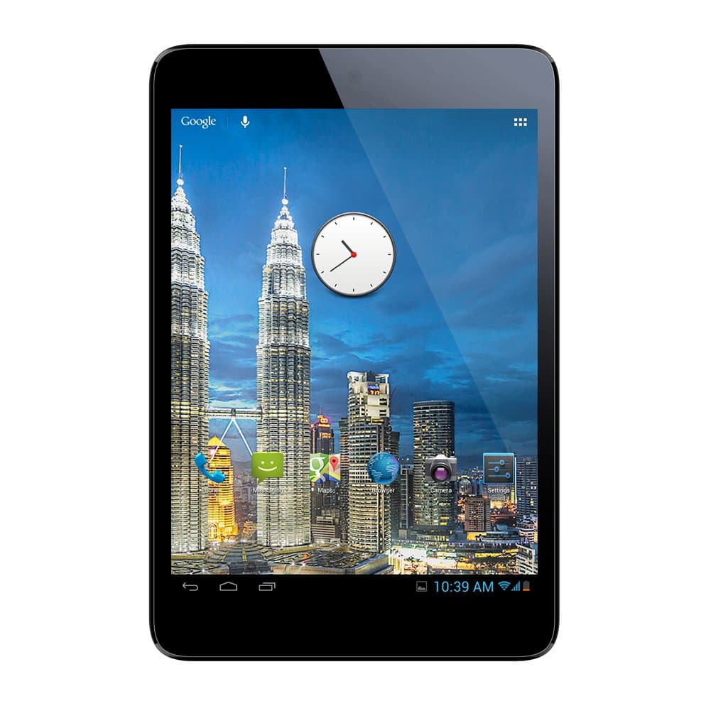 Riv P79 7.9 inch Unlocked 3G Phone Tablet PC (16GB+8GB MicroSD Card, Black, Original leather case)