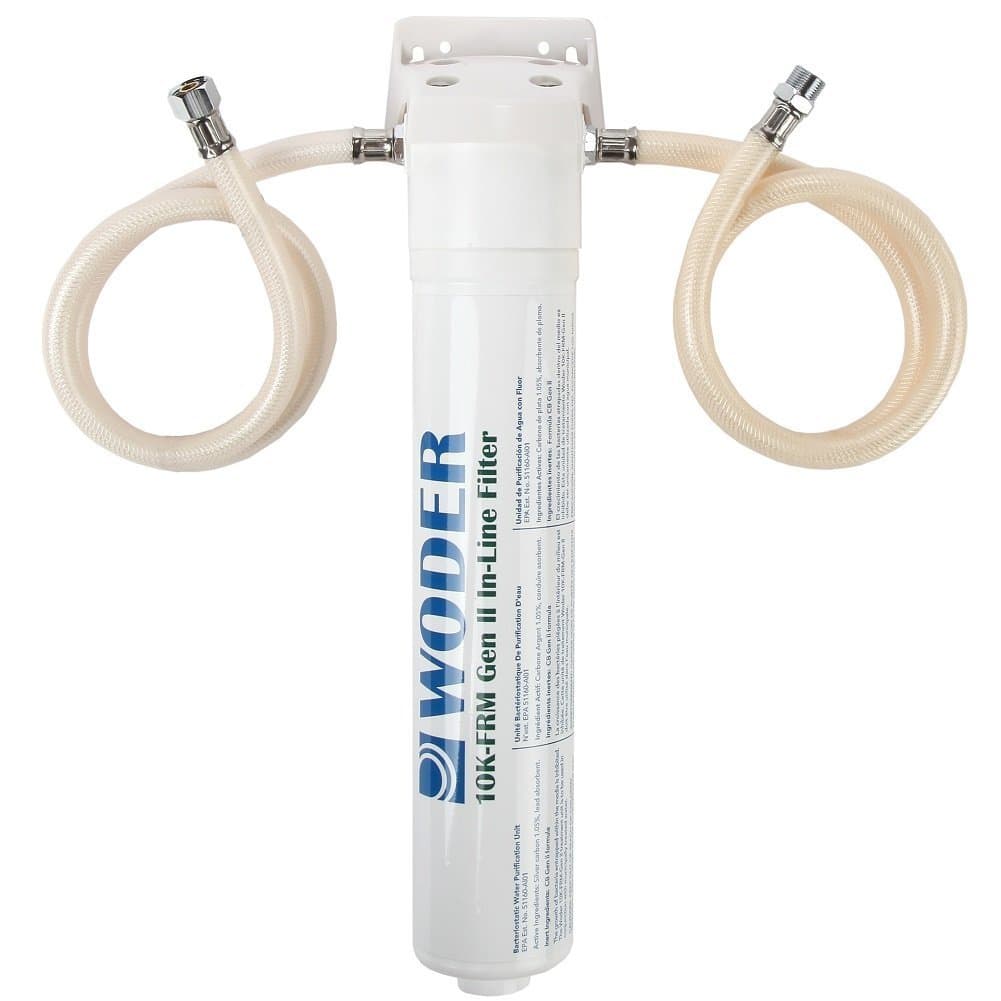 Woder 10K-Gen3 Ultra High Capacity Direct Connect Water Filtration System - Under Sink Filter Premium Class I - Removes Chlorine, Lead, Chromium 6, Heavy Metals, Bad Tastes, Odors And Contaminants