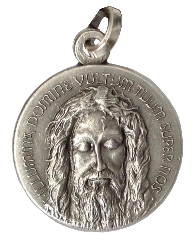 925 Sterling Silver The Holy Face of Christ Medal