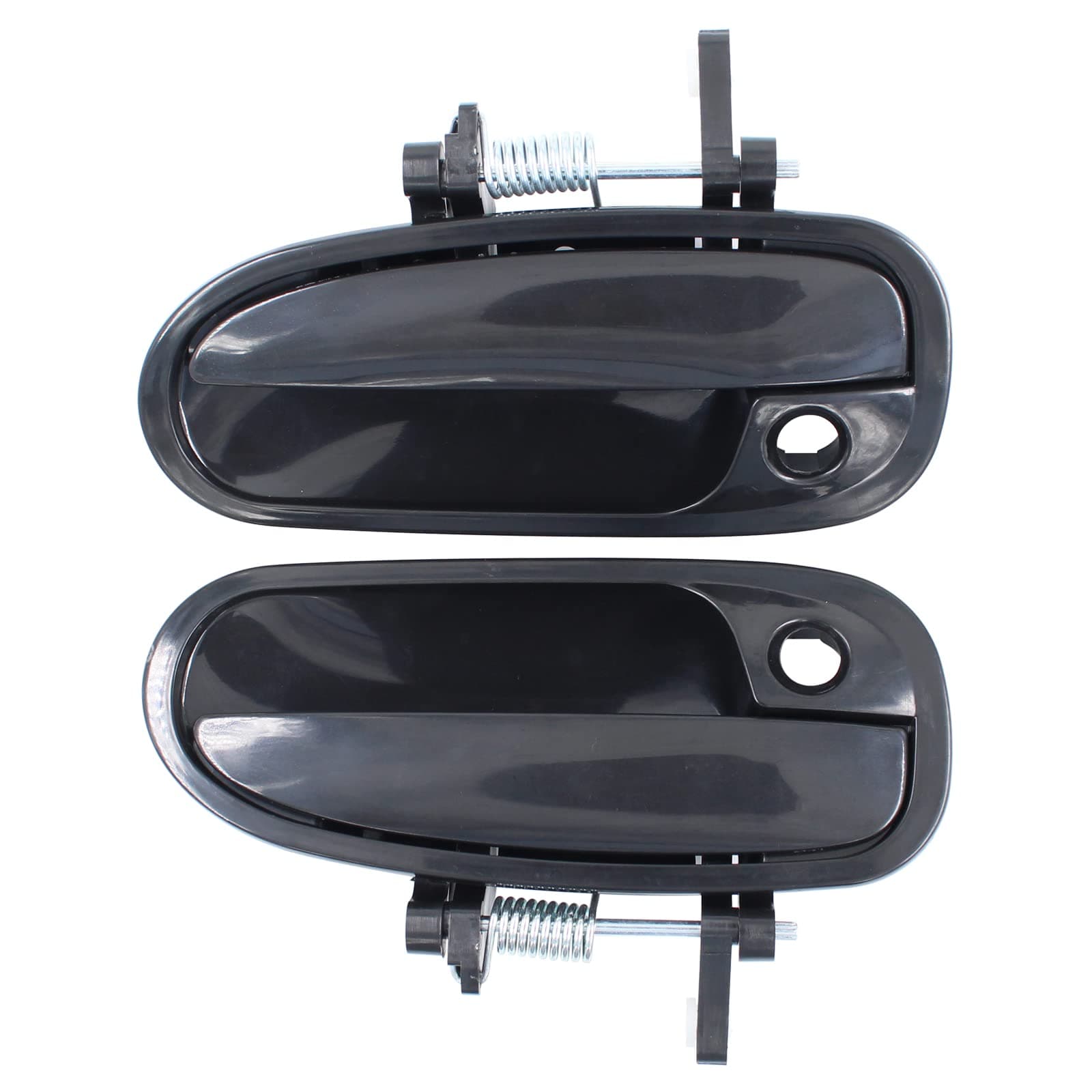 NewYallBlack Front Exterior Door Handle for Honda Civici 1996-2000 Outer Left Driver and Right Passenger Side 72140-S00-004 72180-S04-J01 HO1311110 72180S00004 72140S00004