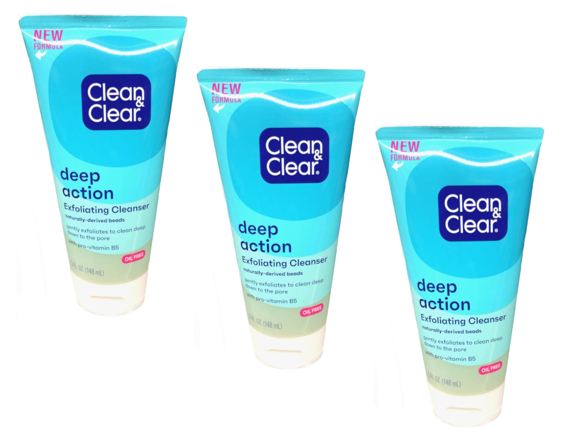 Clean & Clear Scrub Deep Action Exfoliating 5oz (2 Pack)