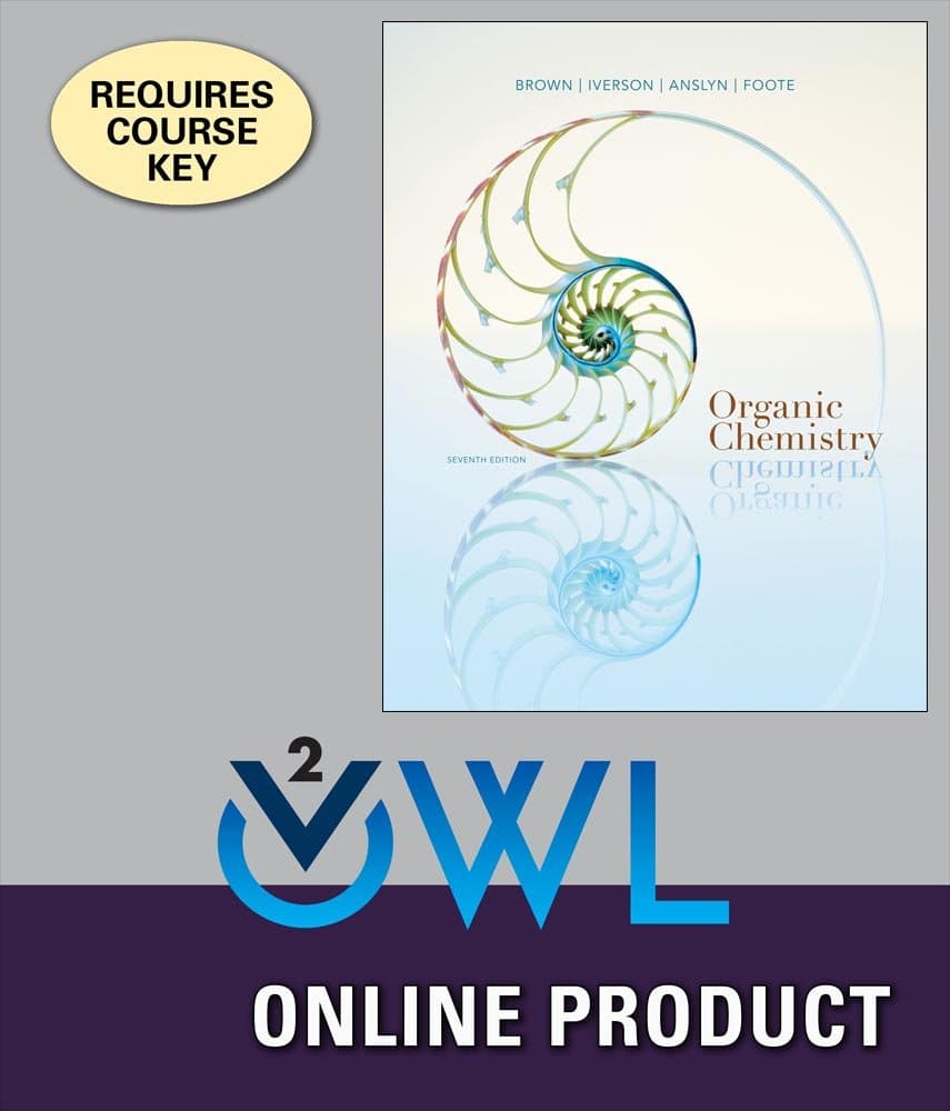 OWLv2 for Brown/Iverson/Anslyn/Foote's Organic Chemistry, 7th Edition