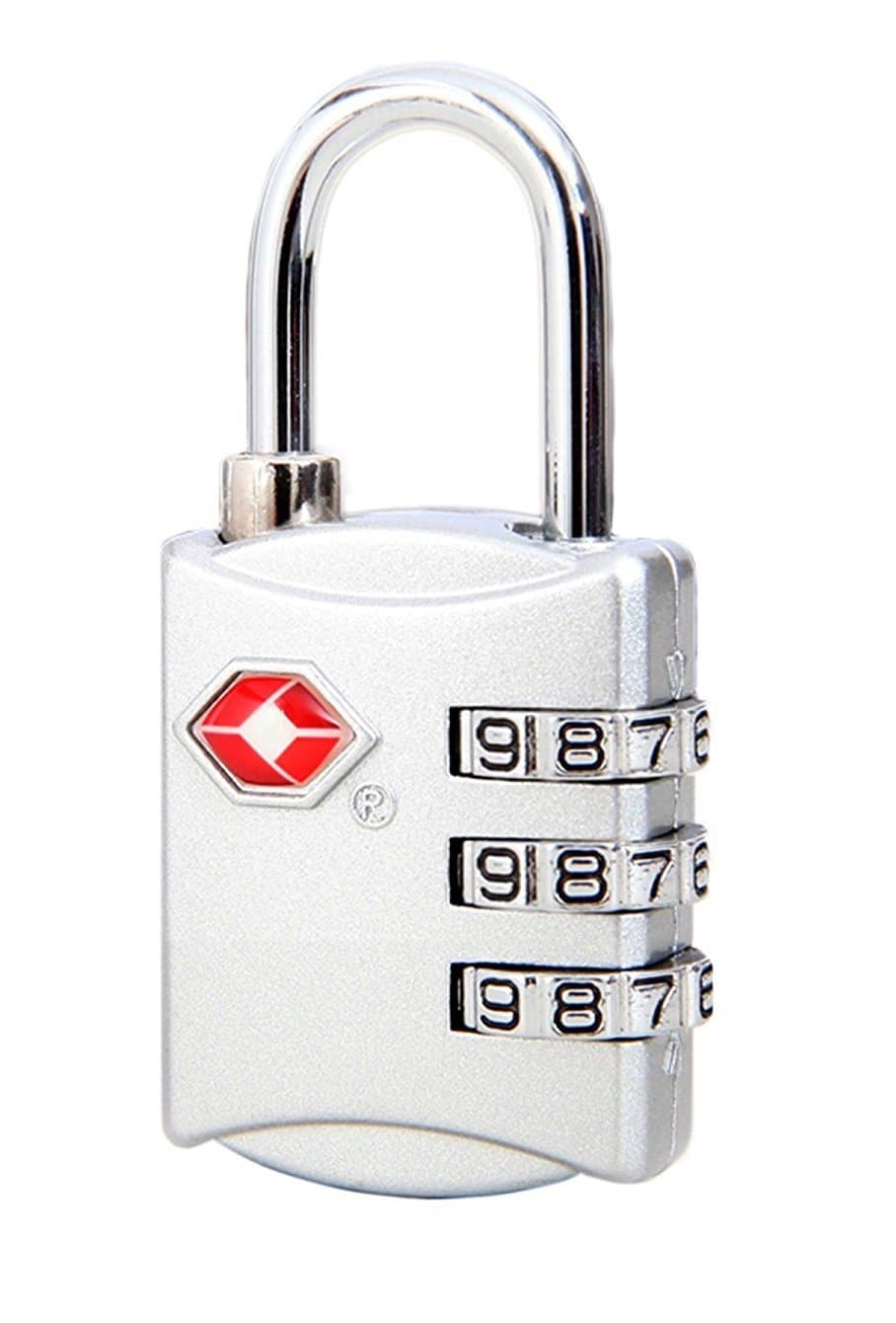 Combination 3 Digit Lock TSA007 (1 Piece) (Material: Plastic and Steel)