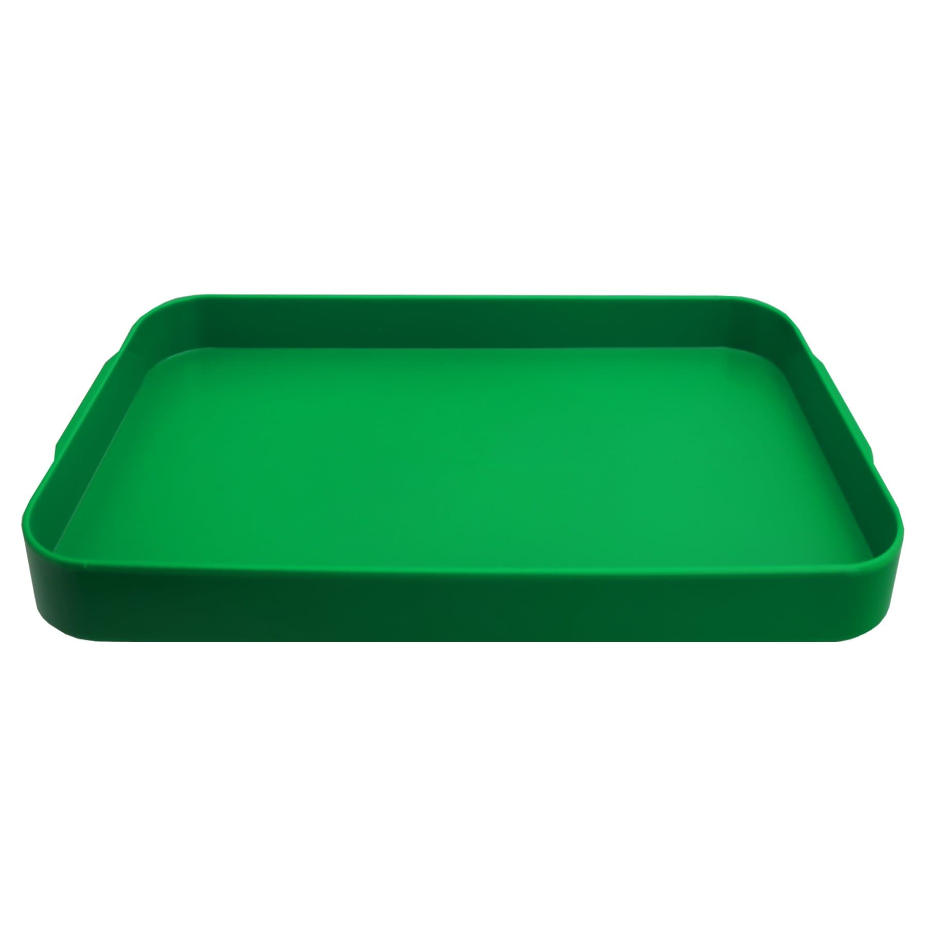 Stackable Plastic Tray for Food, Toys, Sand, Arts and Crafts (2 Pack)
