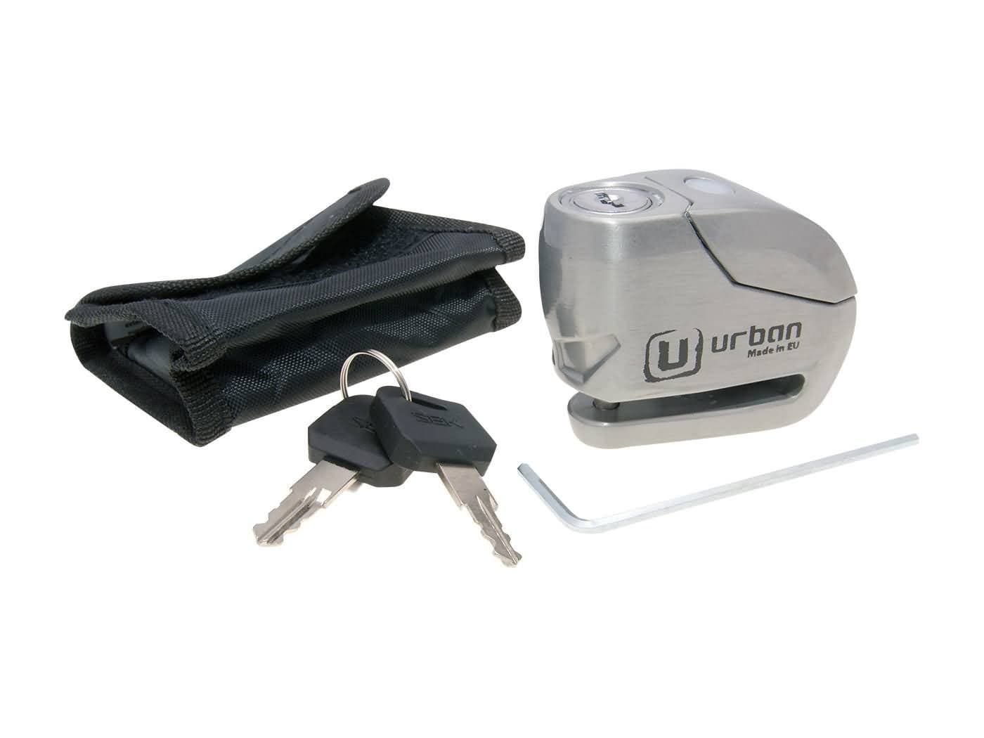 Urban UR9Z motorcycle / Bike Alarm Disc Lock 6 mm / 120 dB - Universal / Water Resistant