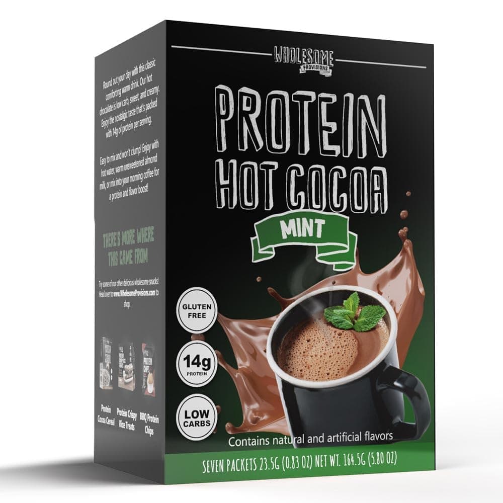 Mint Flavor Protein Hot Chocolate