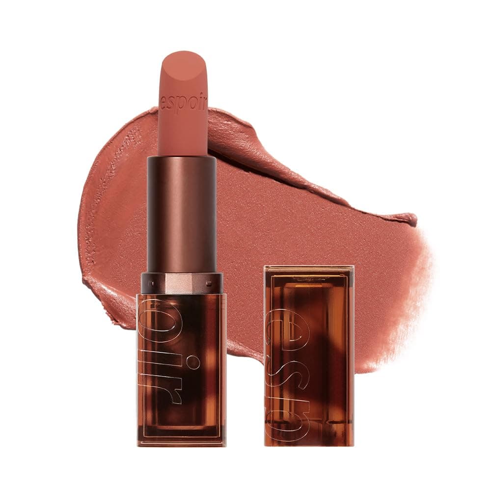 Espoir Lipstick Nowear Velvet Dusky Brown Collection #14 Pumpkin Spice 3.2g | High-Density Micro Pigment Toned Down Brown | Long-Lasting Smooth, Moist Velvety Matte Flawless Finish| Korean Lip makeup