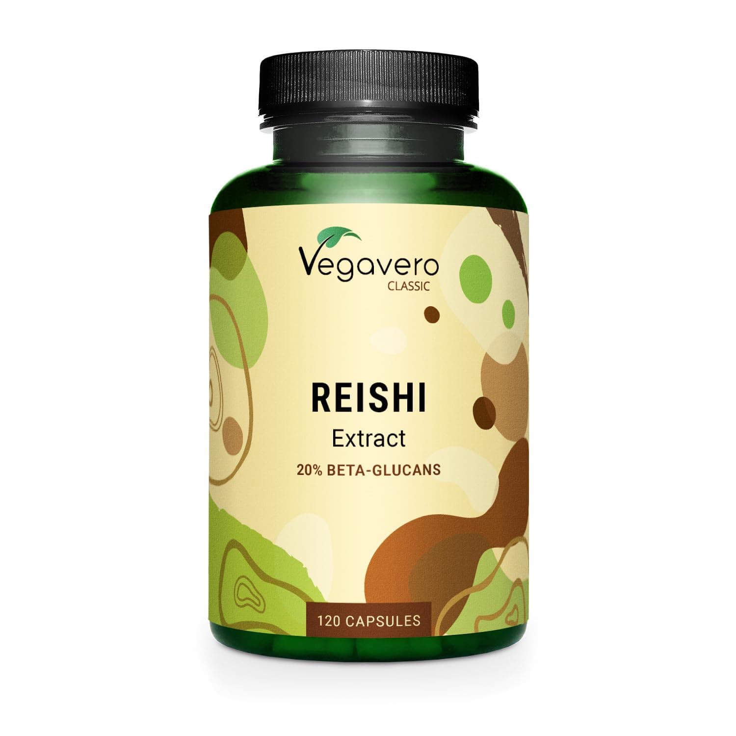 Reishi Mushroom Extract | 13,000 mg (10:1) Ganoderma Lucidum | 120 Capsules | 40% Polysaccharides & 20% Beta Glucans | NO Additives | Vegan
