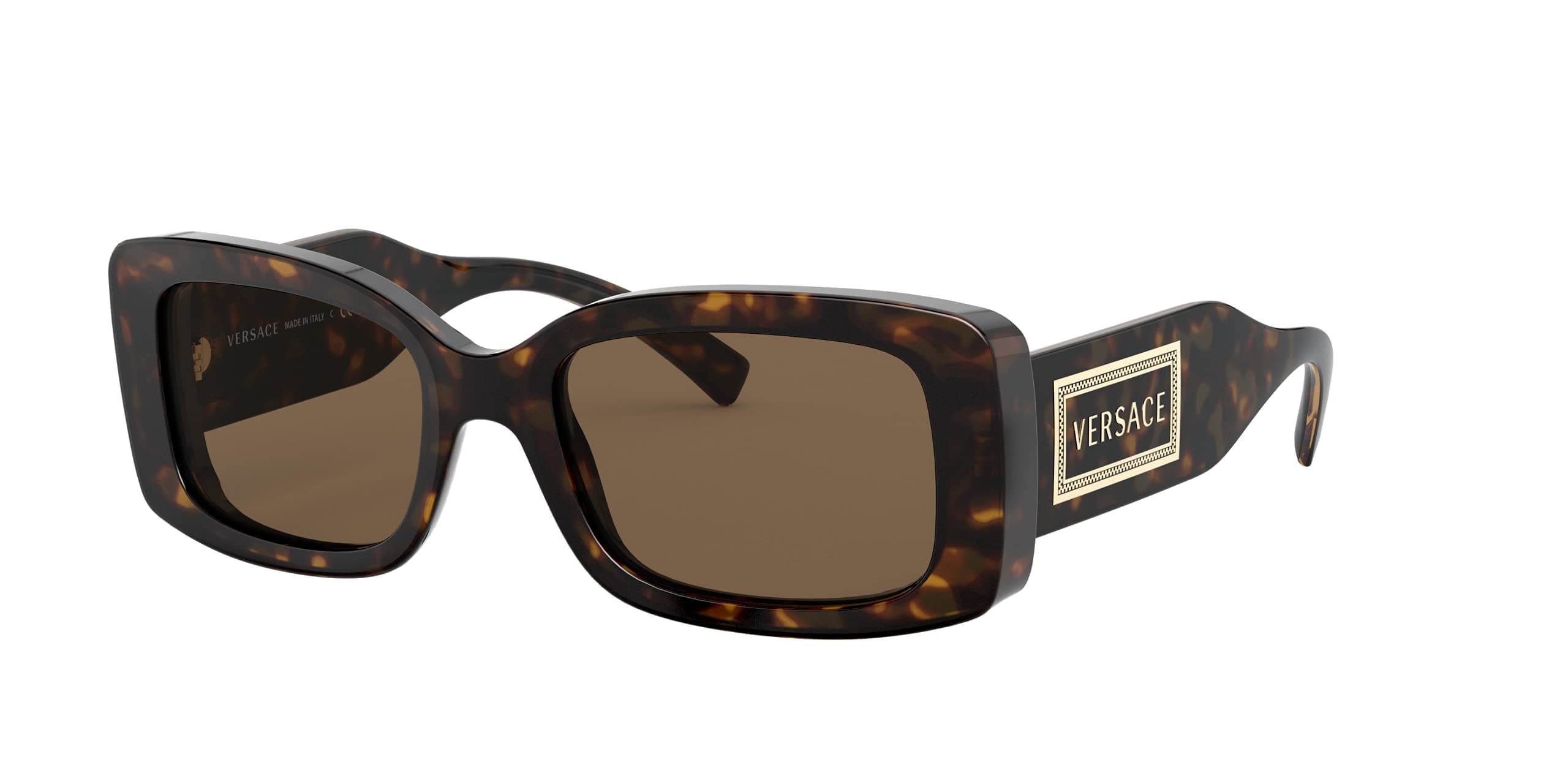Versace Woman Sunglasses Black Frame, Dark Grey Lenses, 52MM