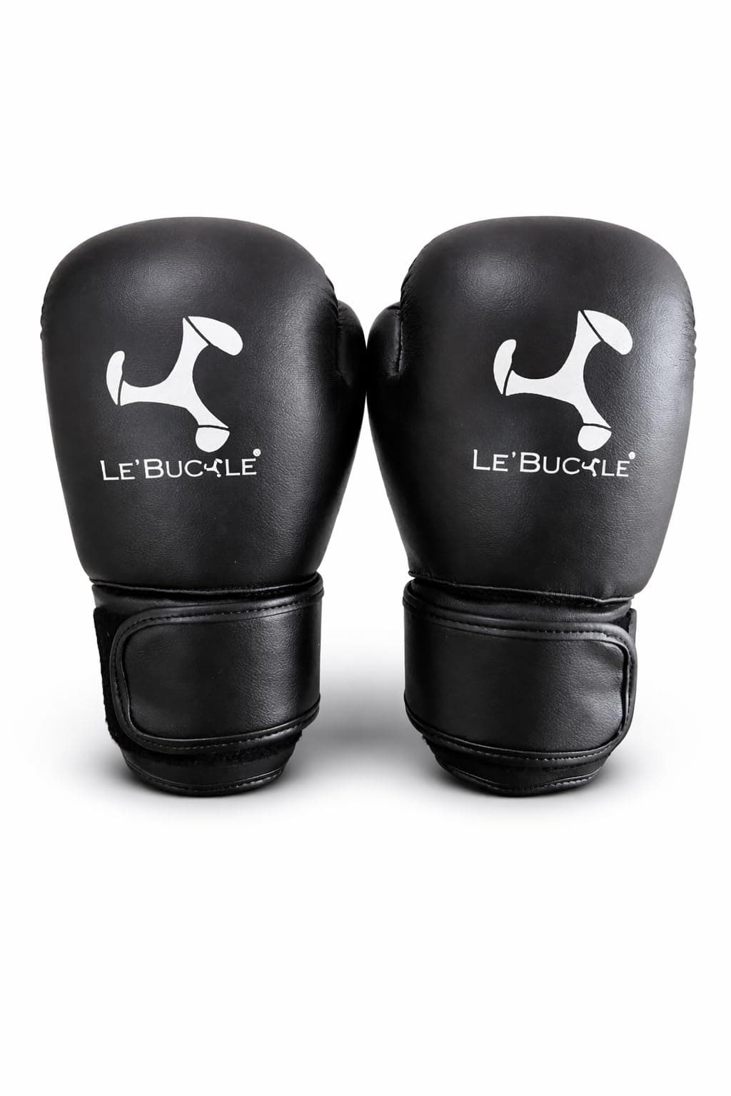 Unisex Tournament Boxing Gloves for Boxing, Kickboxing, MMA, Contest Gloves in Black & Grey, Faux Leather, 12 oz
