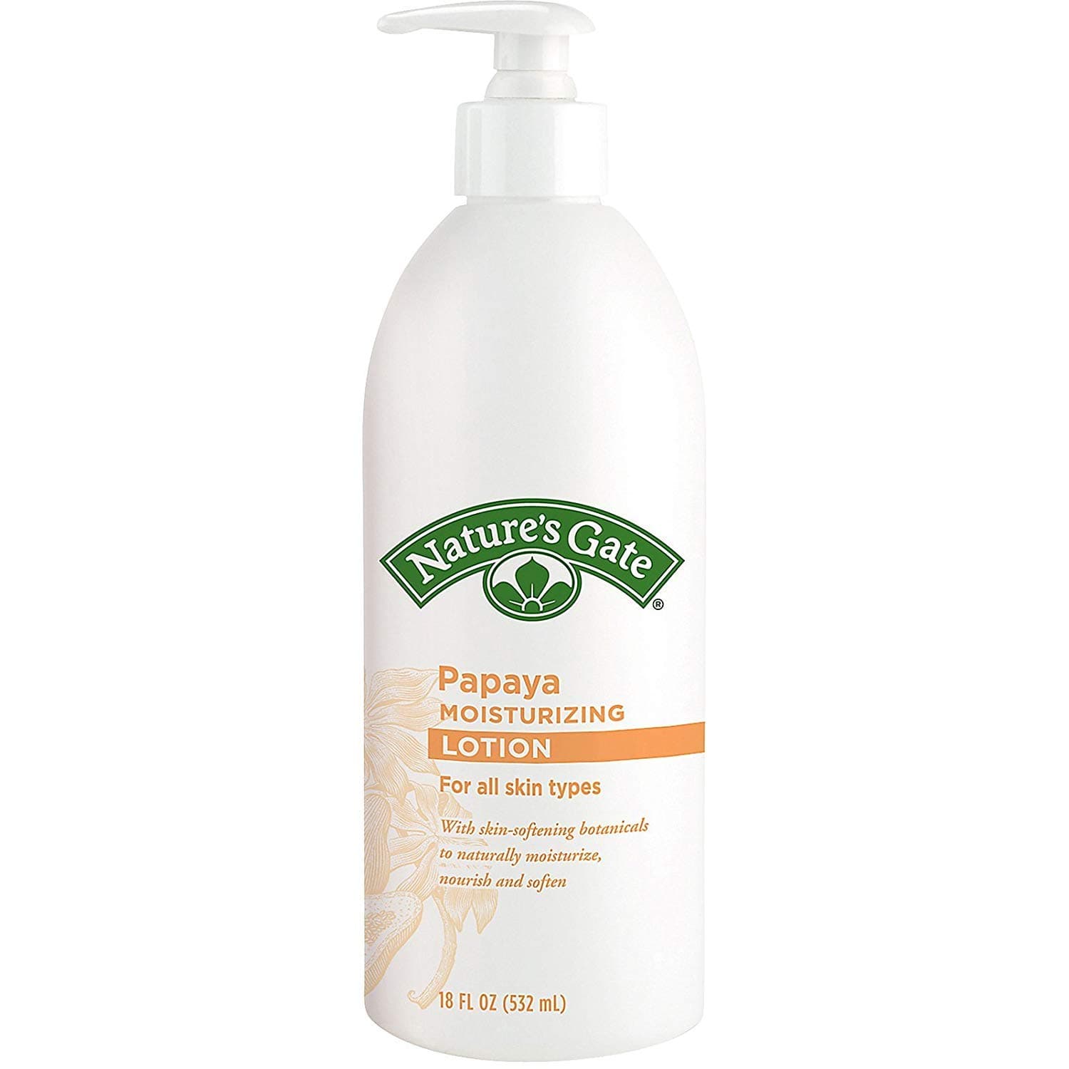 Nature's Gate Moisturizing Lotion, Papaya 18 oz