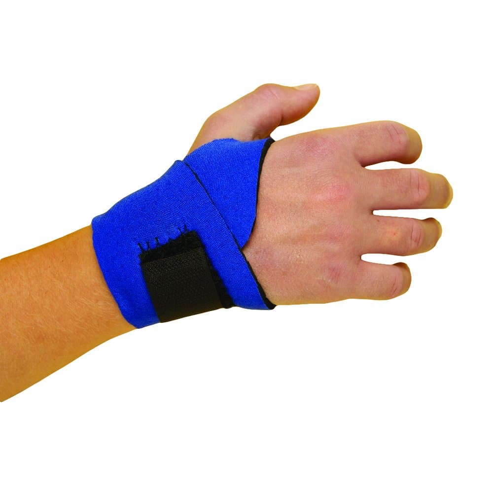 Champion KidsLine Neoprene Wrist Wrap, Royal, Adjustable Sizing