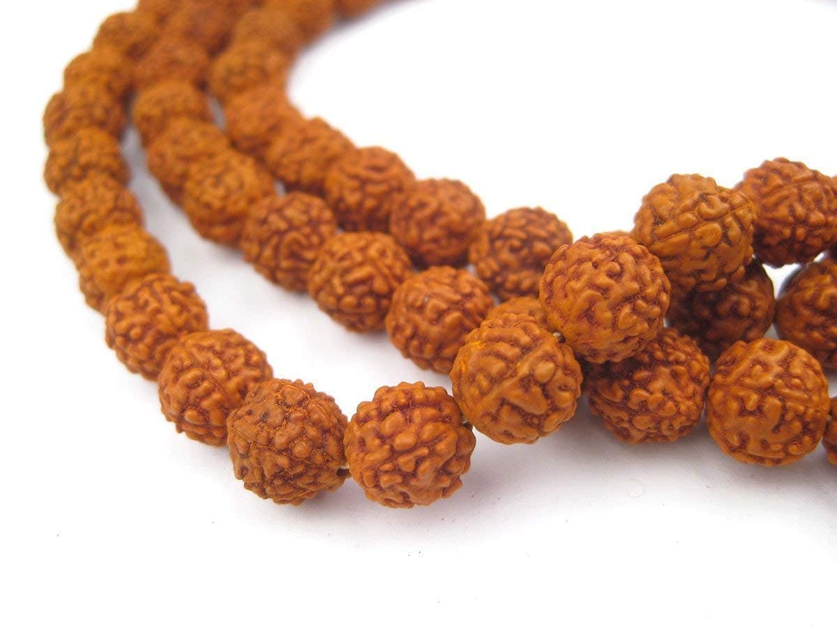 Storite Rudraksha Japa Mala Rosary 8mm 108, Prayer Beads