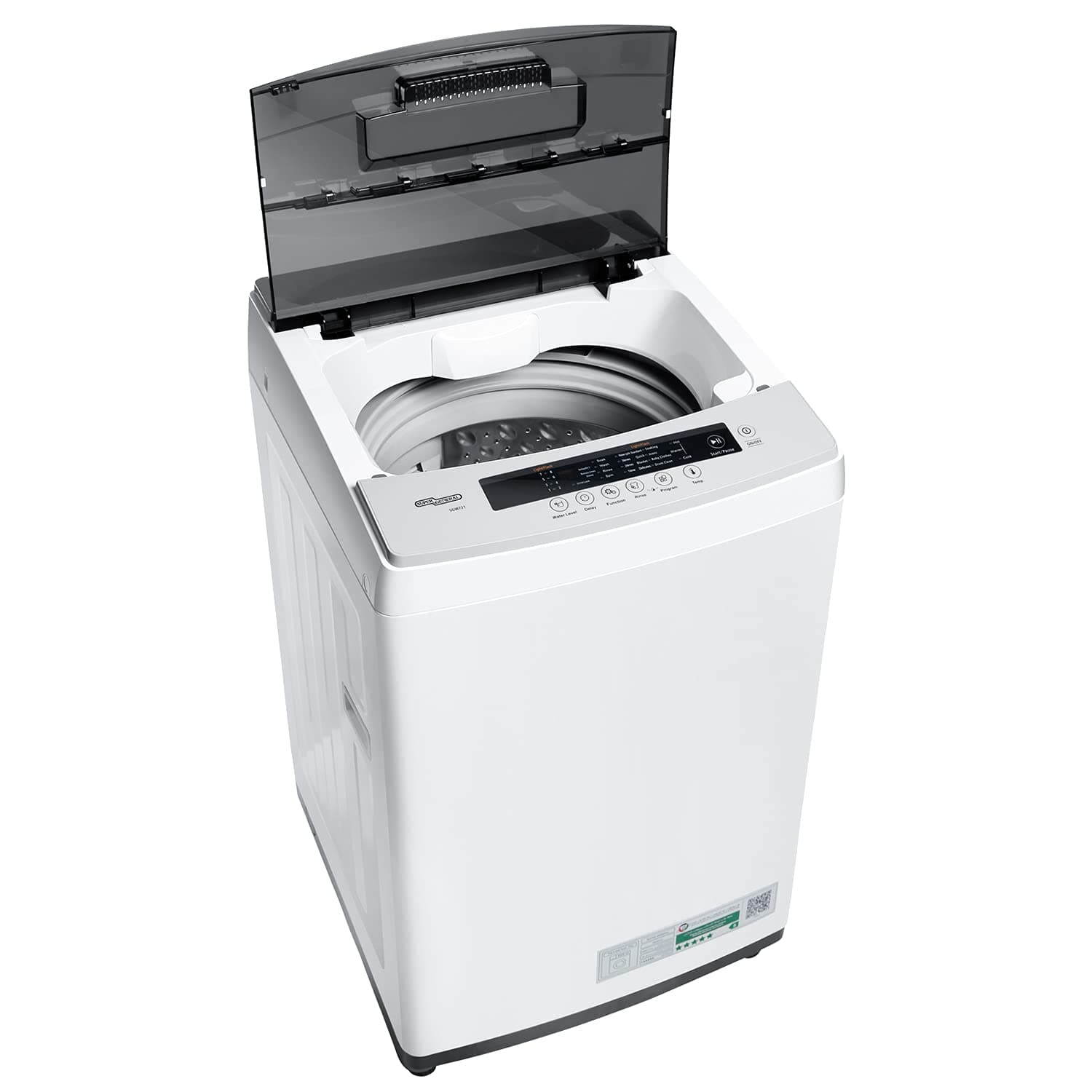 7 Kg Fully Automatic Top Loading Washing Machine SGW721, 8 Programs, 680 RPM, Efficient Top Load Washer with Child Lock, Delay Start, Extra rinse, LED Display, 62.5x63.5x102cm(WxDxH)